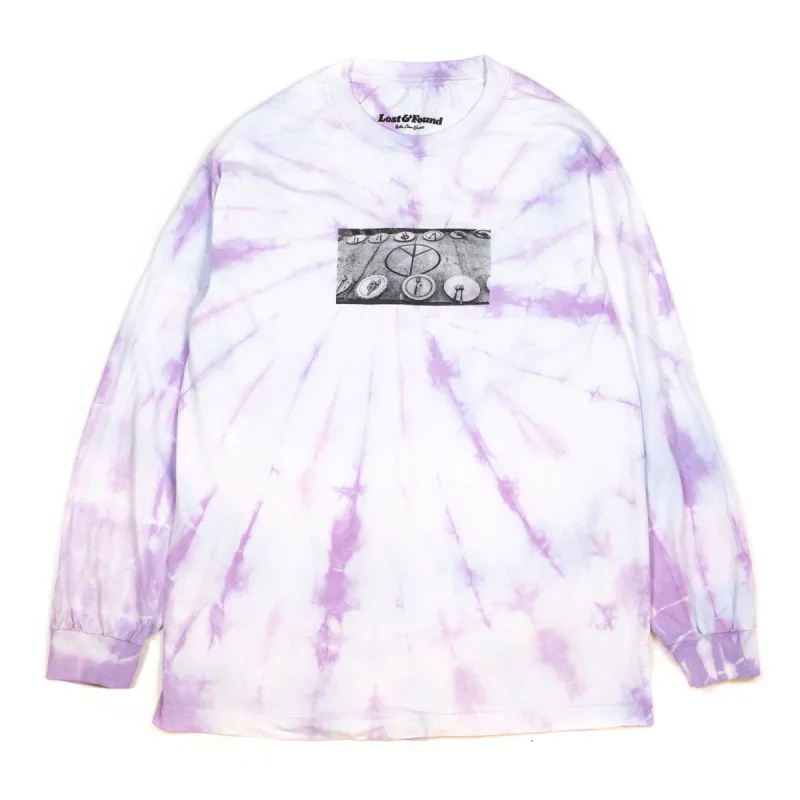 Liam Goslett Hippie Dining Table Tie Dye Tee Pink sold by Lost & Found