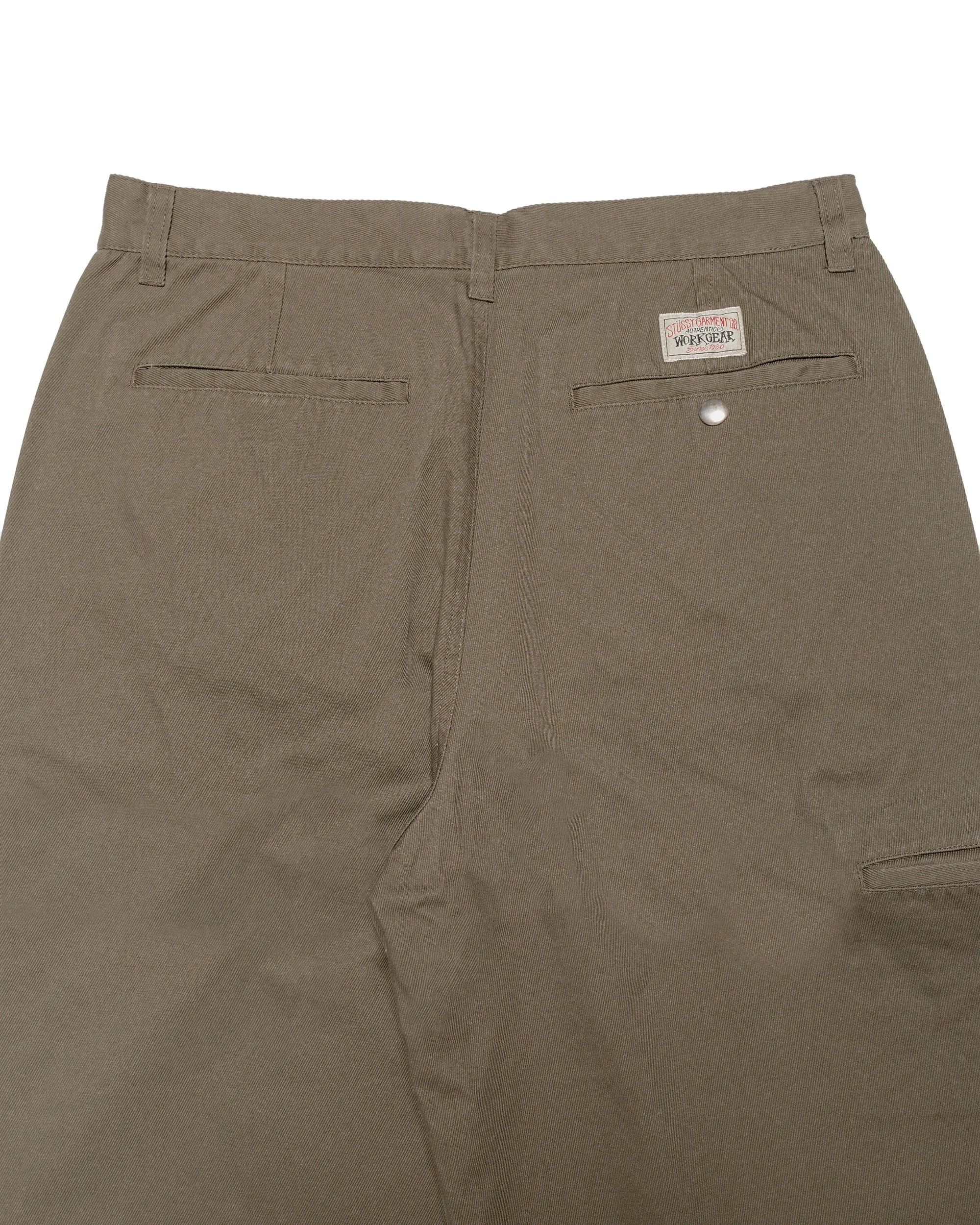 Stüssy Workgear Trouser Twill Surplus Green sold by Lost & Found product image thumbnail 5