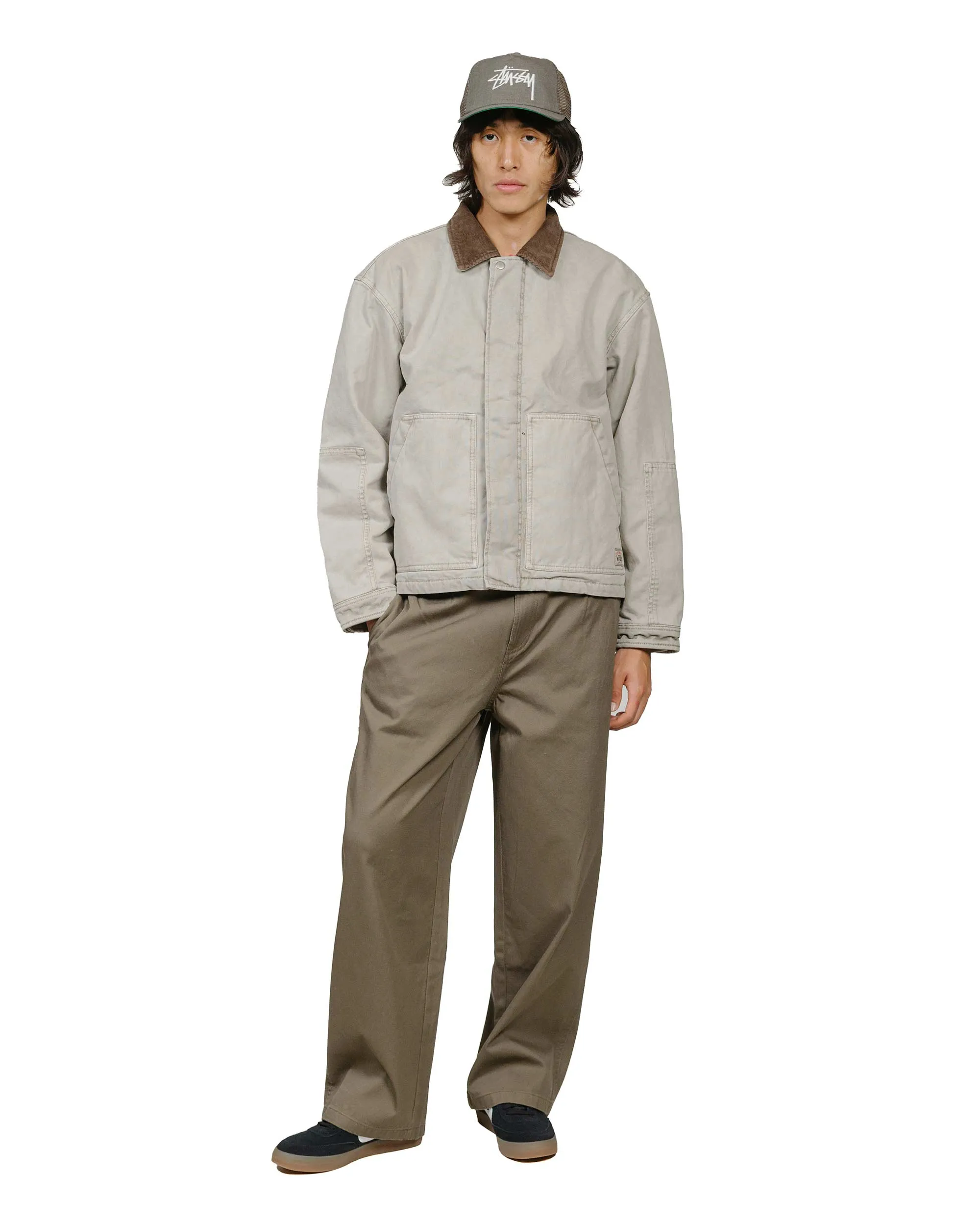 Stüssy Workgear Trouser Twill Surplus Green sold by Lost & Found product image thumbnail 4
