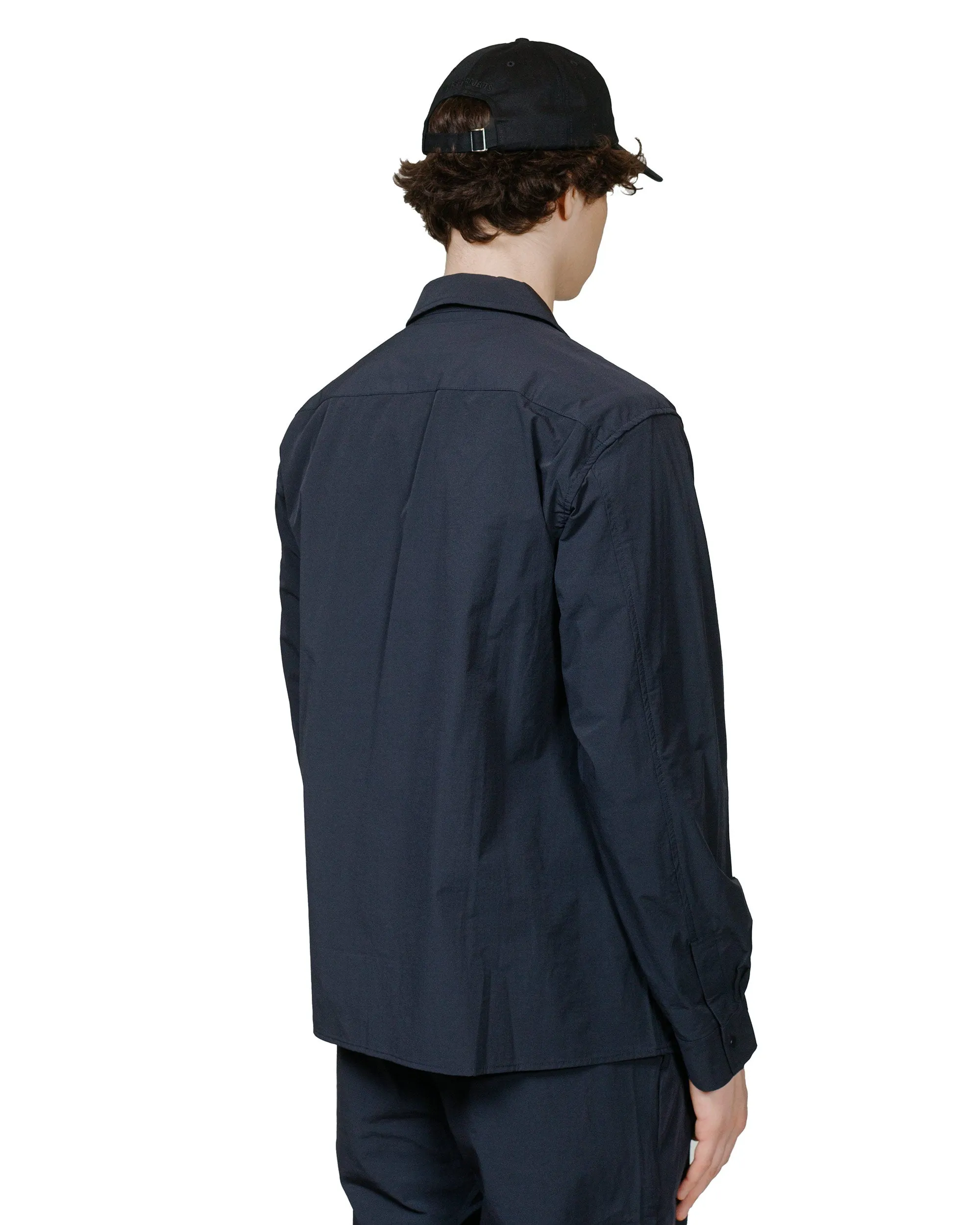 Norse Projects Carsten Travel Light Shirt LS Dark Navy sold by Lost & Found product image thumbnail 3