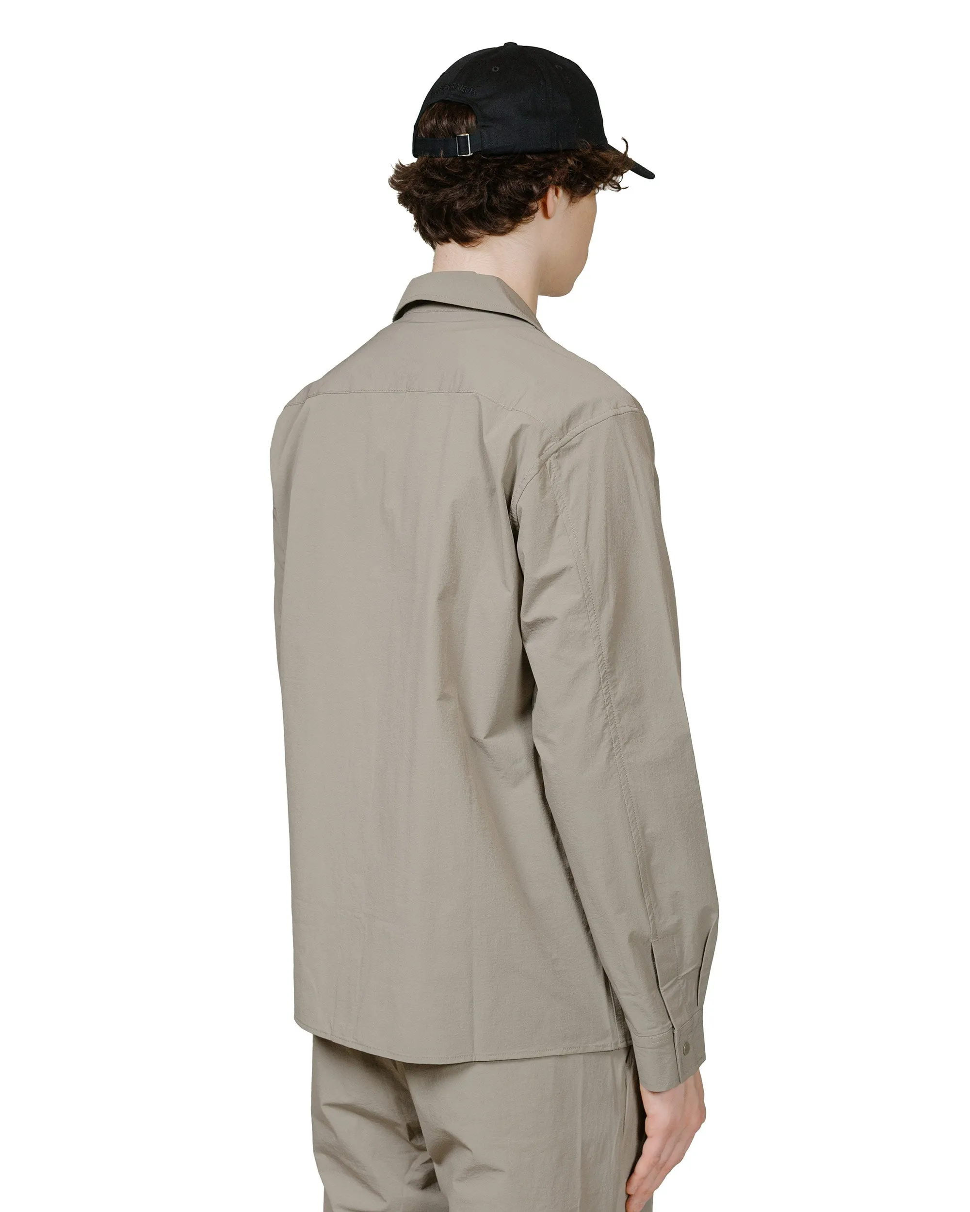 Norse Projects Carsten Travel Light Shirt LS Concrete Grey sold by Lost & Found product image thumbnail 3