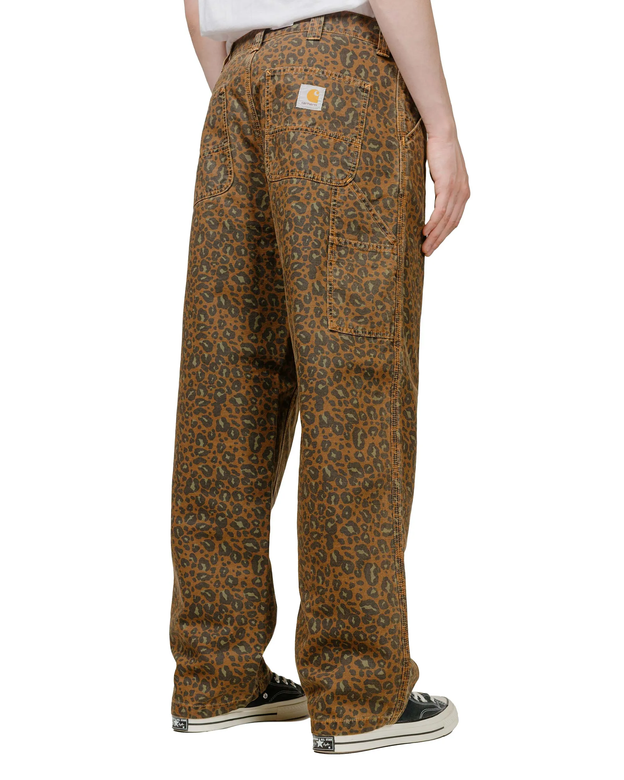 Carhartt W.I.P. OG Single Knee Pant Tamarind Camo Leopard Garment Dyed sold by Lost & Found product image thumbnail 3