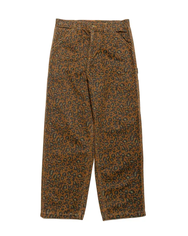 Carhartt W.I.P. OG Single Knee Pant Tamarind Camo Leopard Garment Dyed sold by Lost & Found