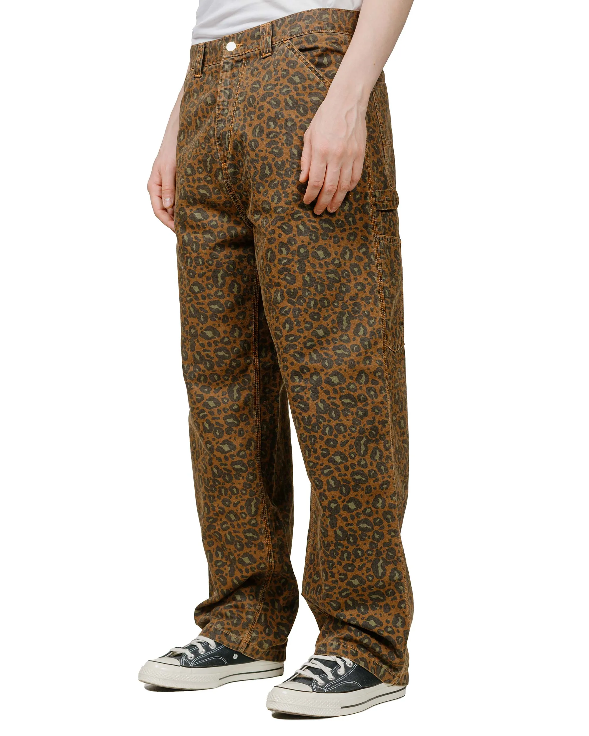Carhartt W.I.P. OG Single Knee Pant Tamarind Camo Leopard Garment Dyed sold by Lost & Found product image thumbnail 2