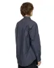 MARKAWARE Regular Fit Mao Collar Shirt Ultimatepima 60/1 Typewriter Charcoal sold by Lost & Found