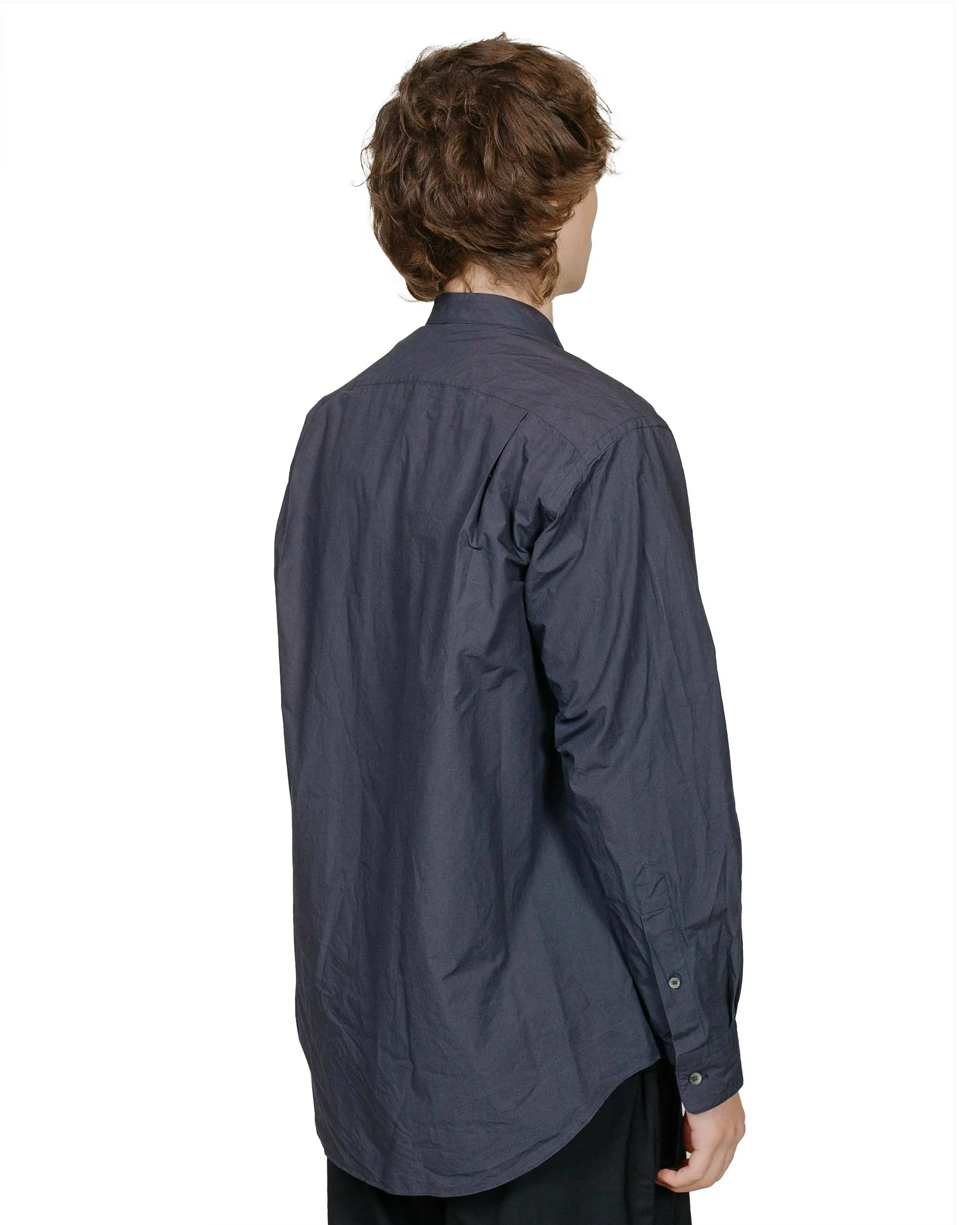 MARKAWARE Regular Fit Mao Collar Shirt Ultimatepima 60/1 Typewriter Charcoal sold by Lost & Found product image thumbnail 3