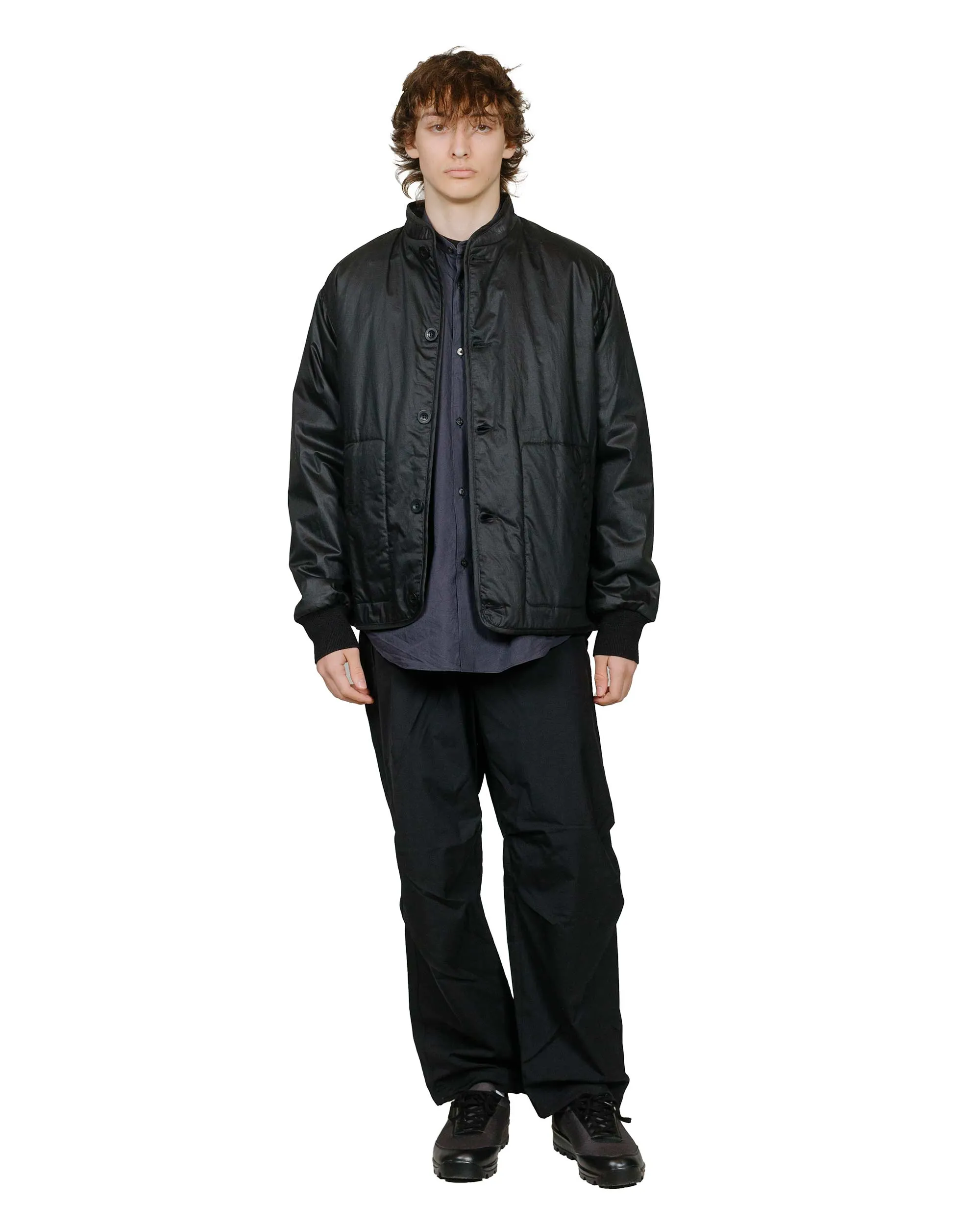 MARKAWARE Regular Fit Mao Collar Shirt Ultimatepima 60/1 Typewriter Charcoal sold by Lost & Found product image thumbnail 4