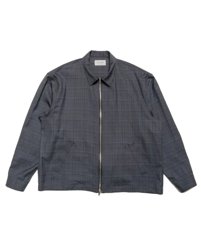 MARKAWARE Sports Jacket 2/80 Organic Wool Check Viyella Charcoal Check sold by Lost & Found