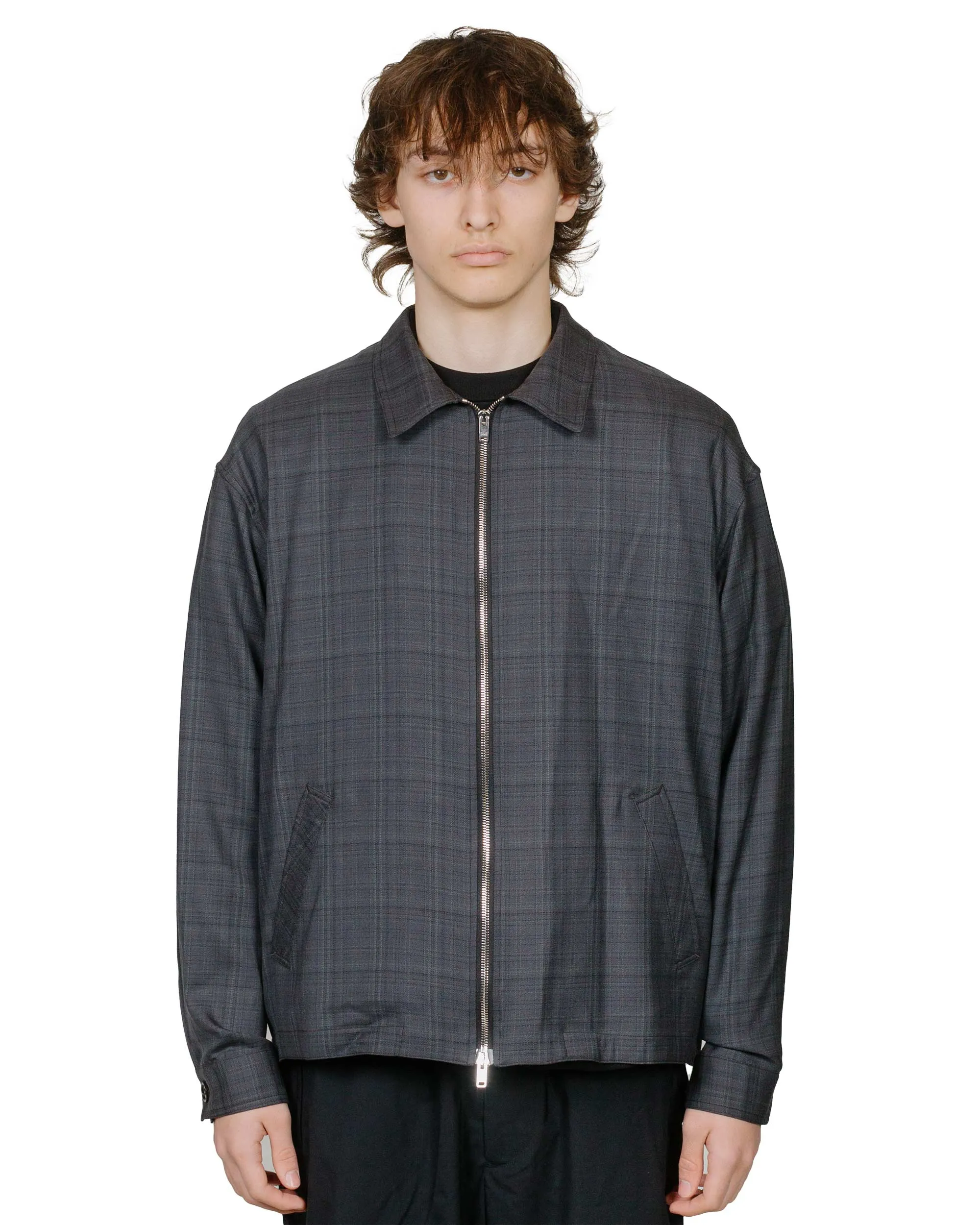 MARKAWARE Sports Jacket 2/80 Organic Wool Check Viyella Charcoal Check sold by Lost & Found product image thumbnail 2