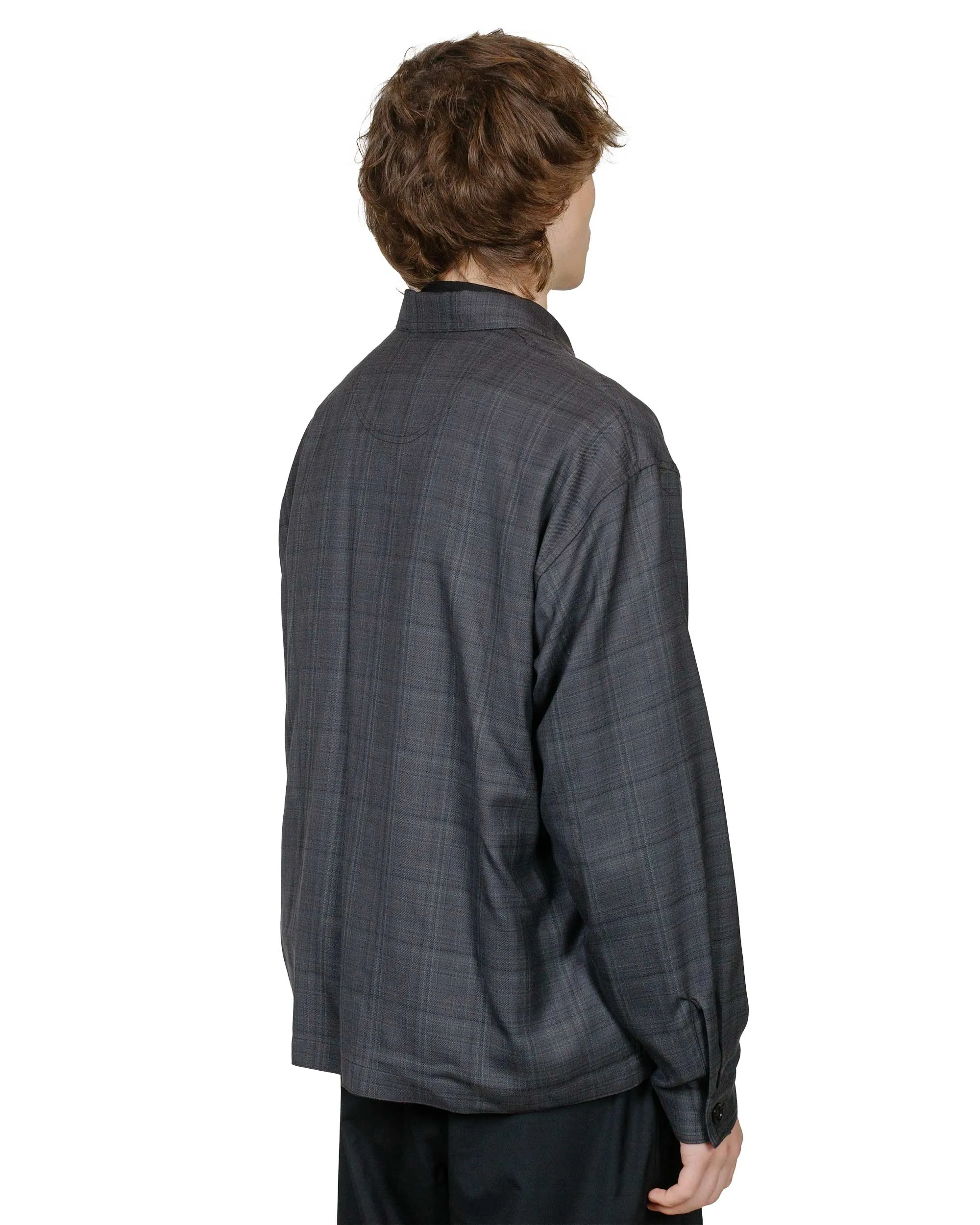 MARKAWARE Sports Jacket 2/80 Organic Wool Check Viyella Charcoal Check sold by Lost & Found product image thumbnail 3