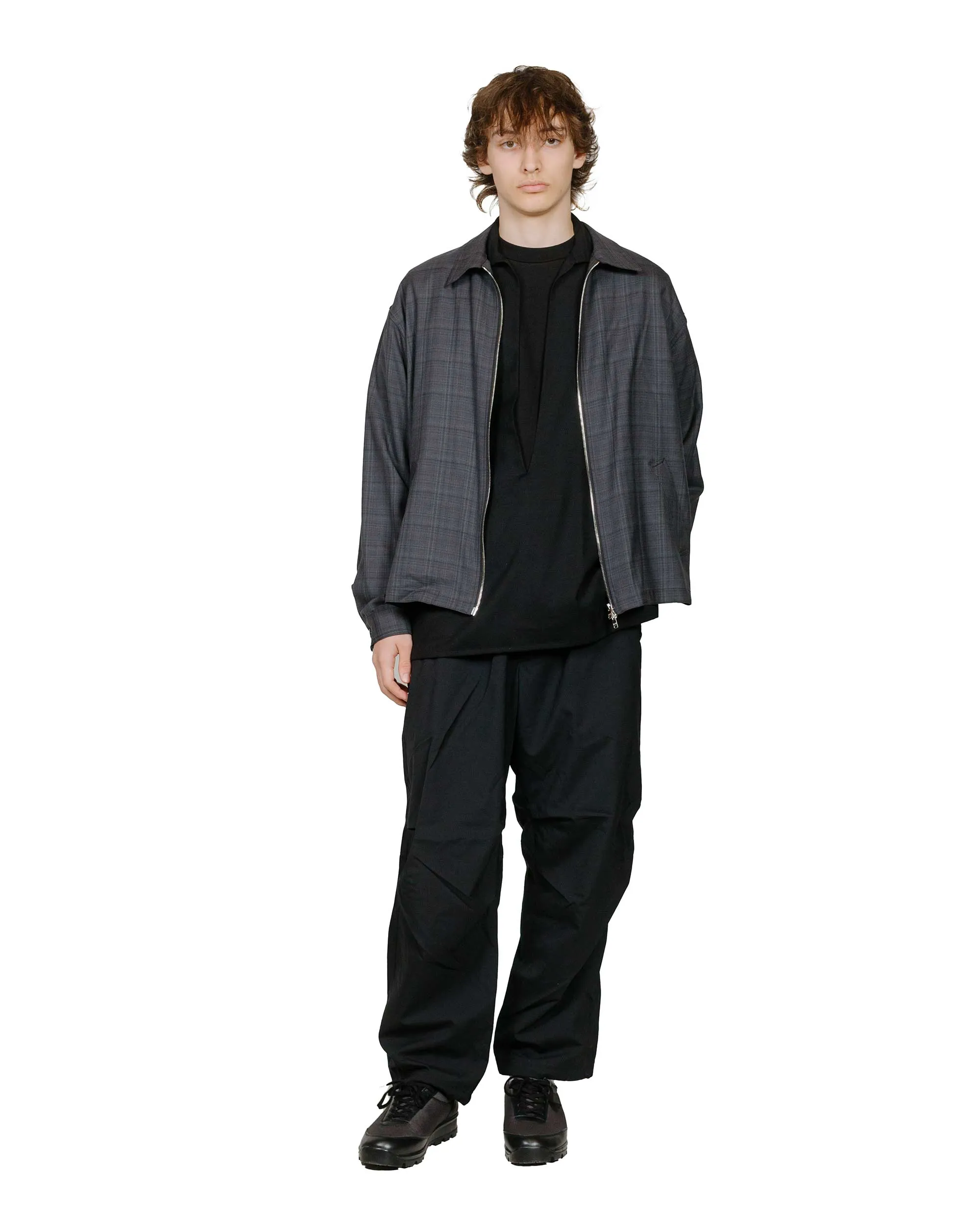 MARKAWARE Sports Jacket 2/80 Organic Wool Check Viyella Charcoal Check sold by Lost & Found product image thumbnail 4