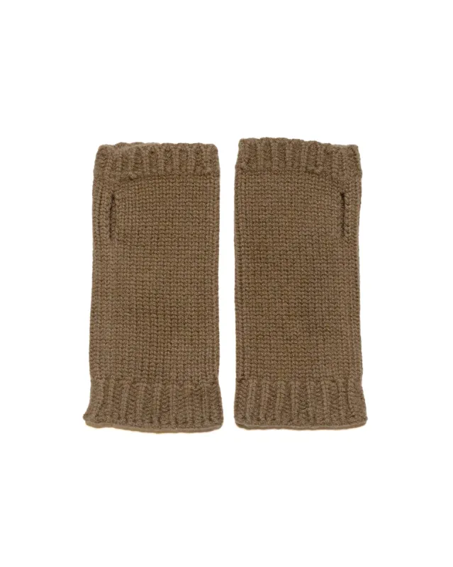 Margaret Howell Chunky Wristwarmer Merino Cashmere Lentil sold by Lost & Found