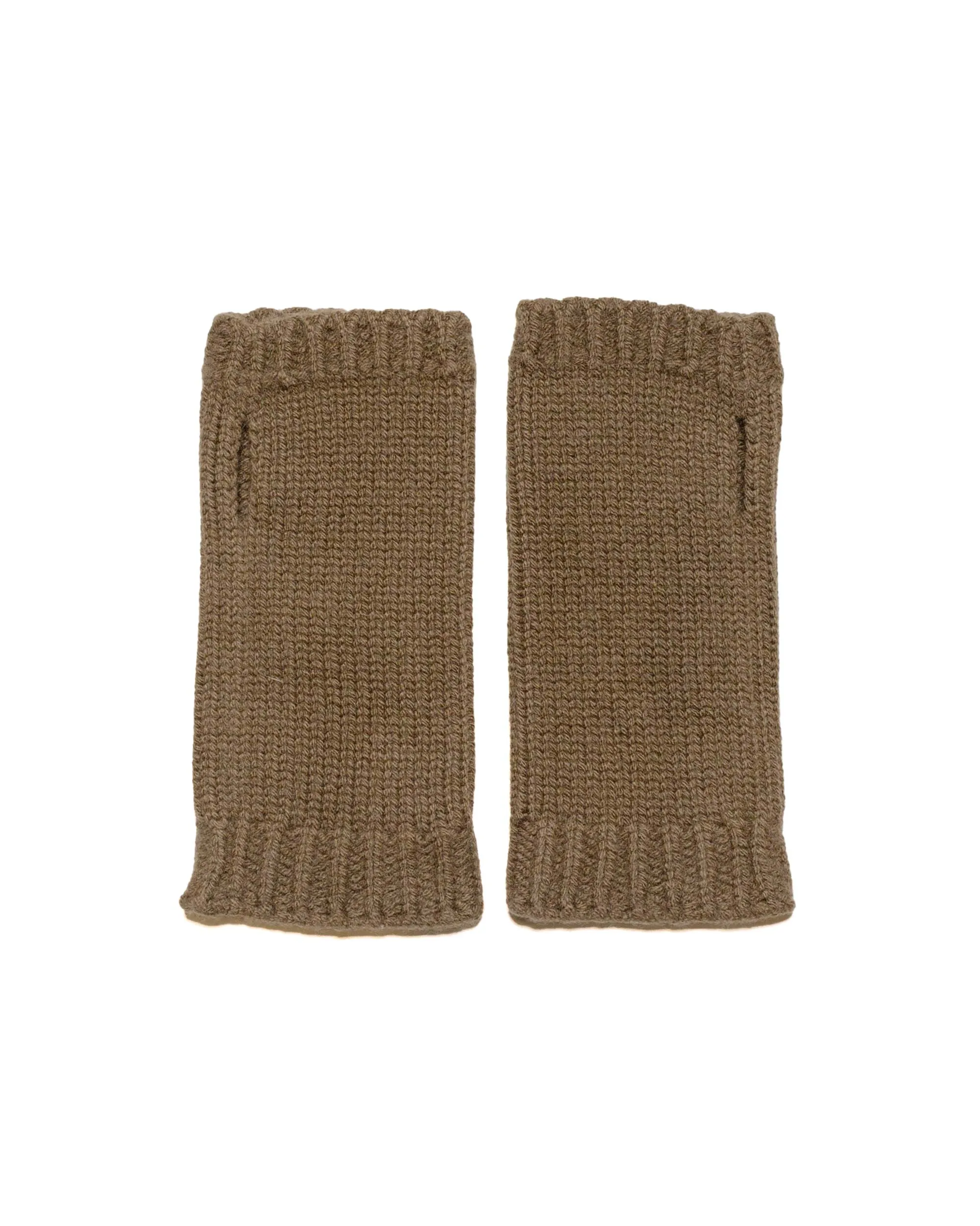 Margaret Howell Chunky Wristwarmer Merino Cashmere Lentil sold by Lost & Found
