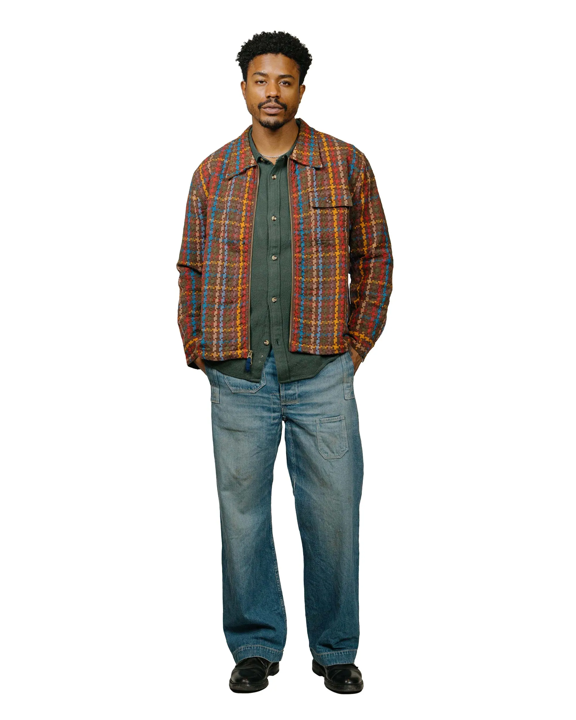 Corridor Rainbow Houndstooth Jacket Multi sold by Lost & Found product image thumbnail 4