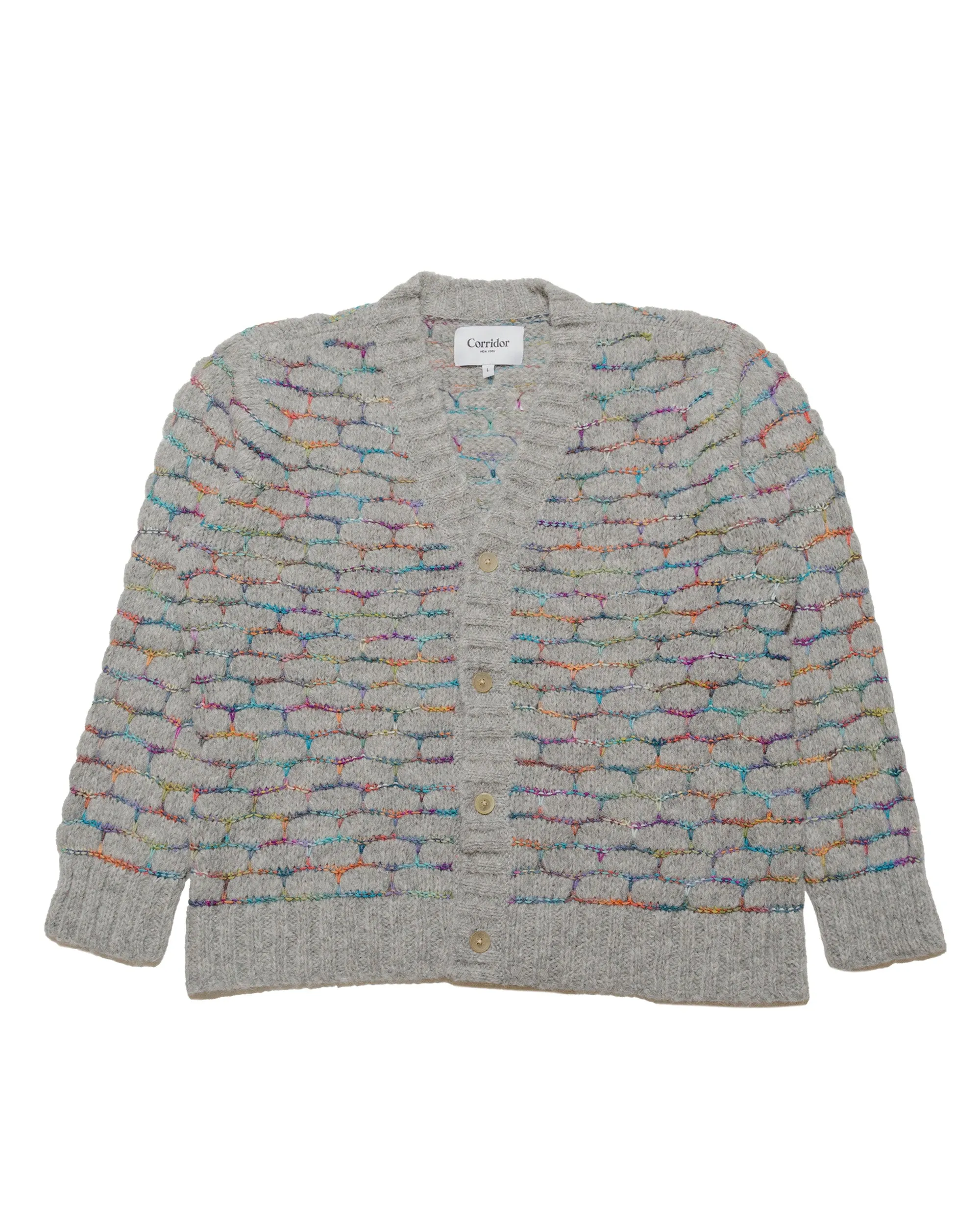Corridor Raga Cardigan Grey sold by Lost & Found