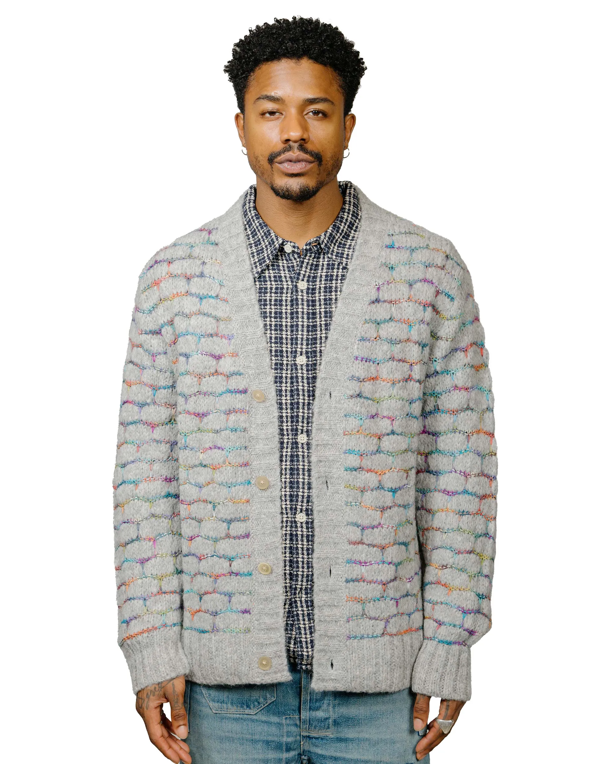 Corridor Raga Cardigan Grey sold by Lost & Found product image thumbnail 2
