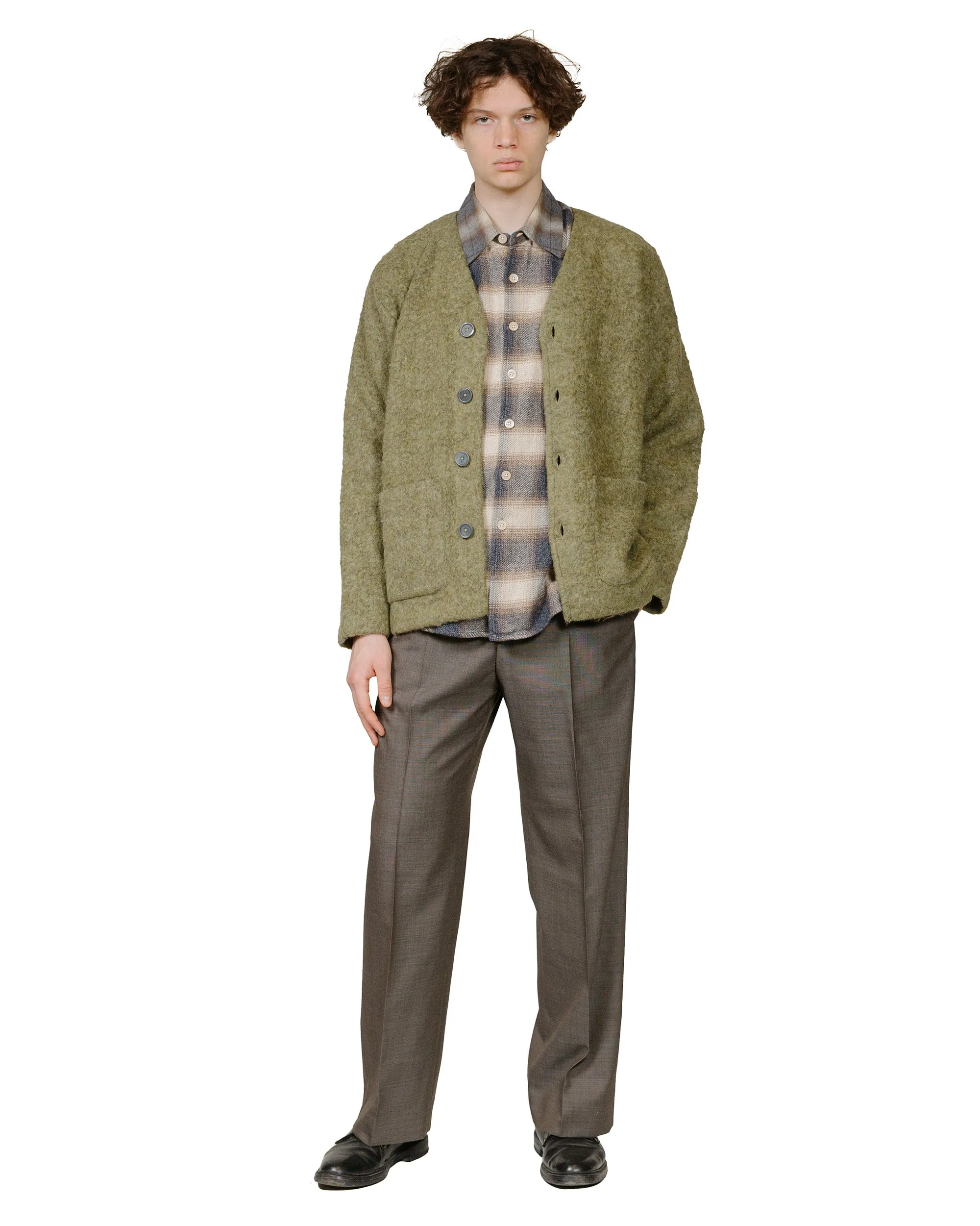 Our Legacy Cardigan Fresh Moss Tumble Wool sold by Lost & Found product image thumbnail 4