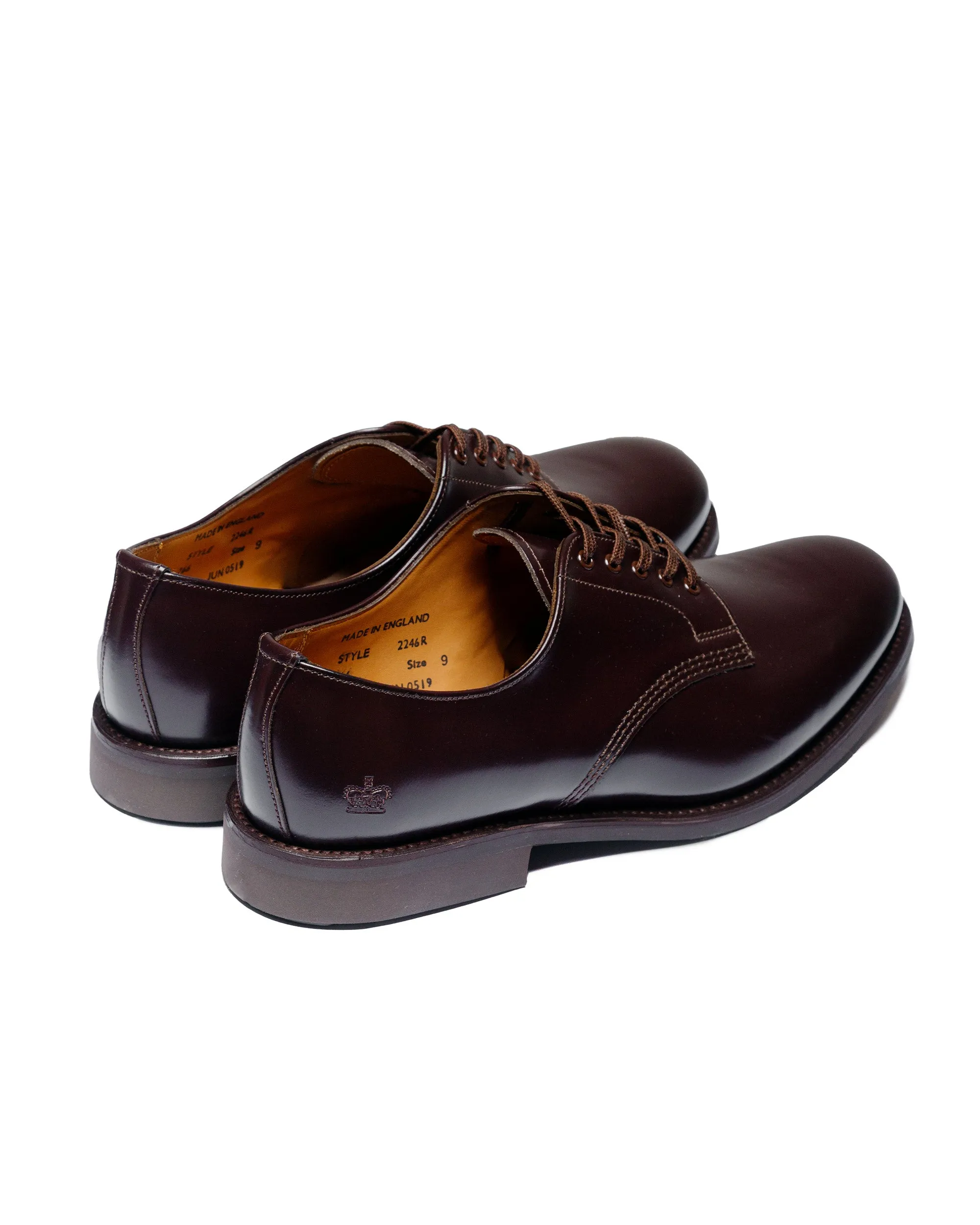 Sanders 2246R Military Officer Shoe Burgundy sold by Lost & Found product image thumbnail 3