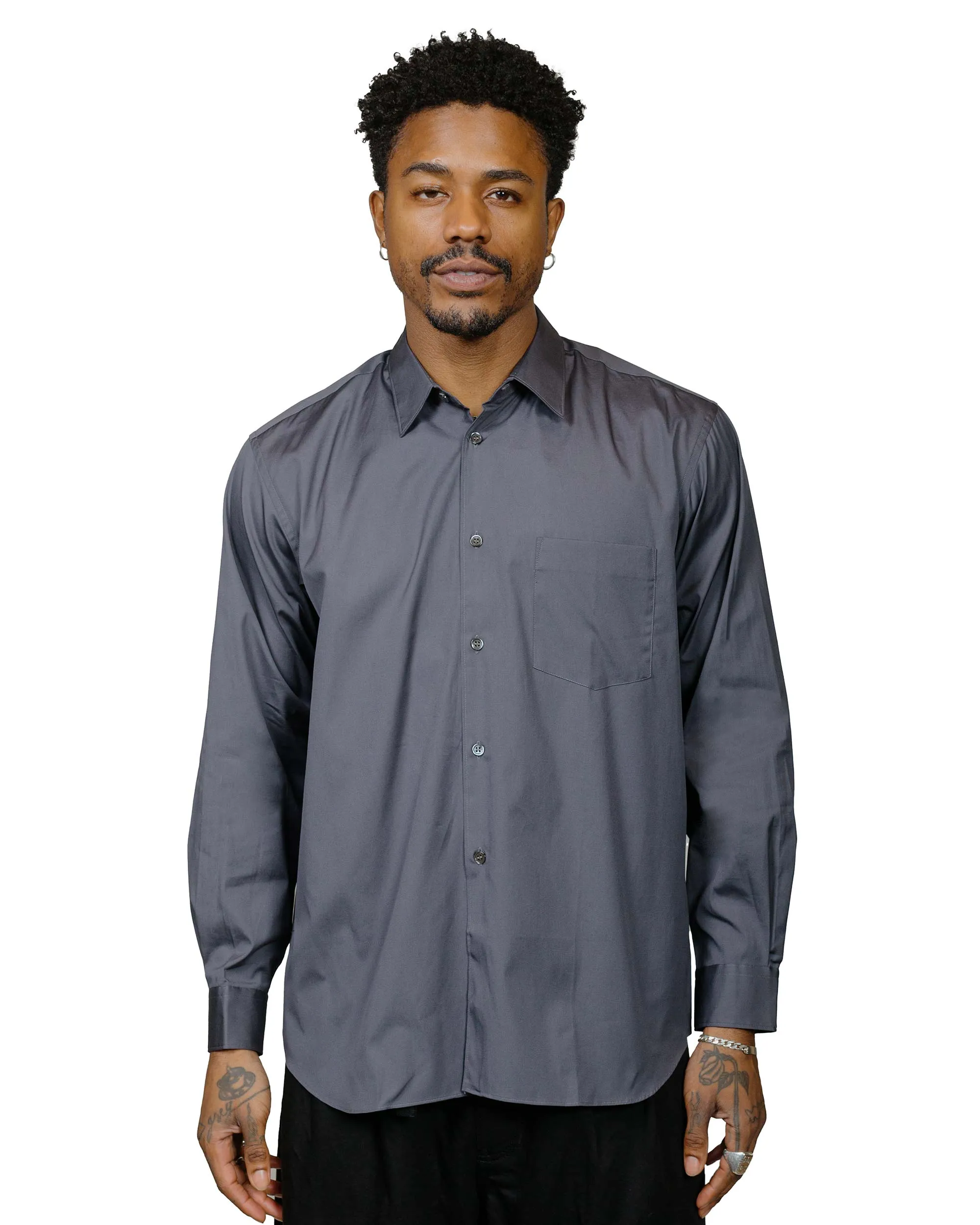 Comme des Garçons SHIRT Wide Classic Shirt Grey sold by Lost & Found product image thumbnail 2