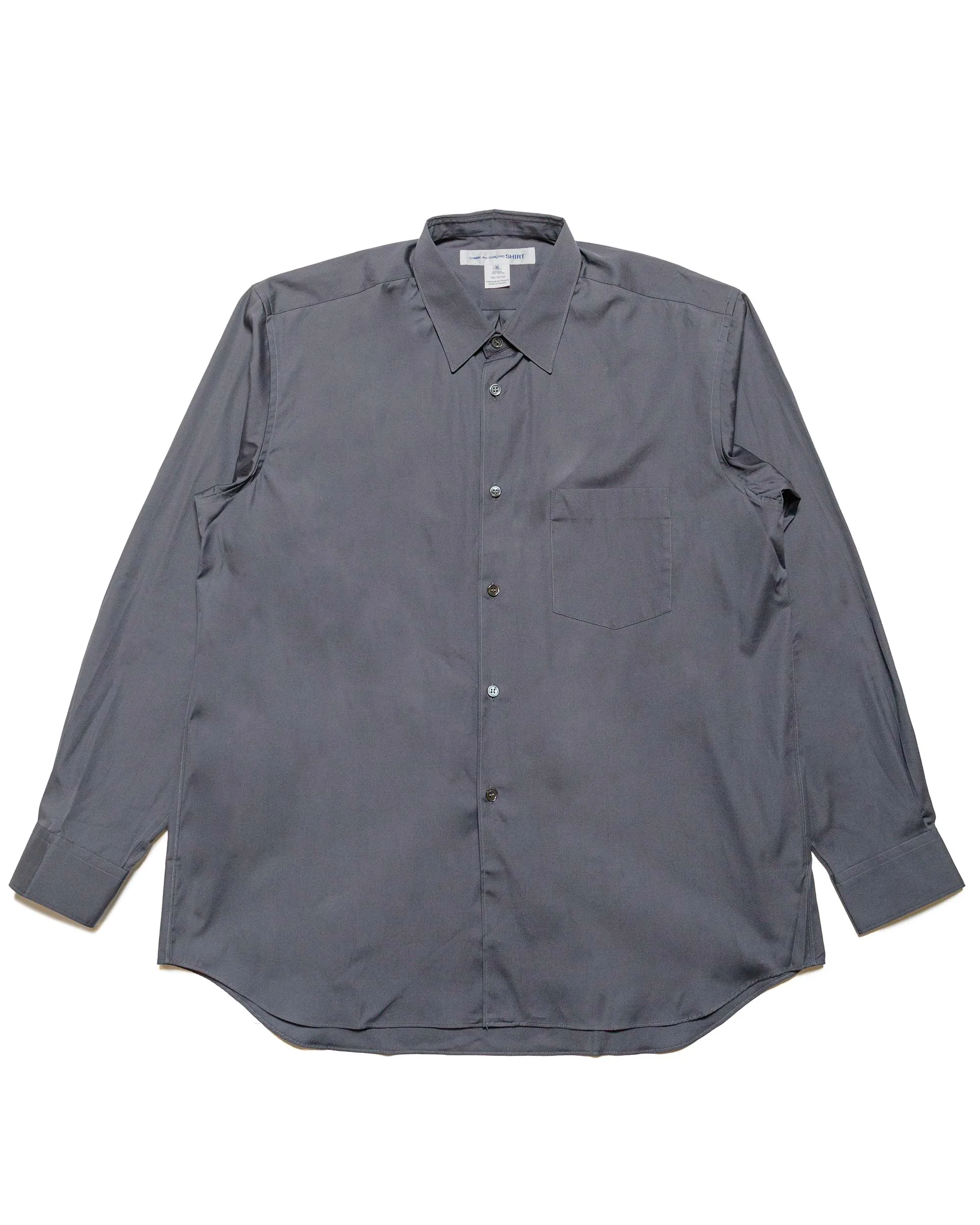 Comme des Garçons SHIRT Wide Classic Shirt Grey sold by Lost & Found