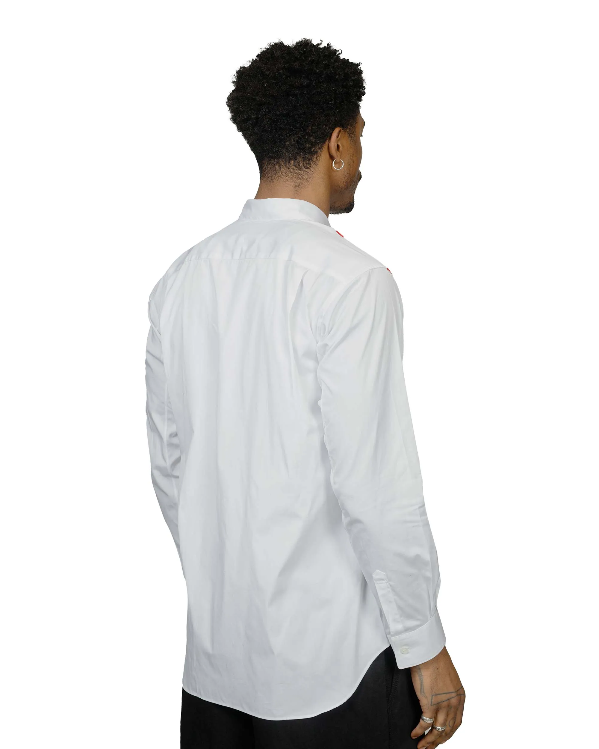 Comme des Garçons SHIRT Coloured Stripe Shirt White Mix sold by Lost & Found product image thumbnail 3