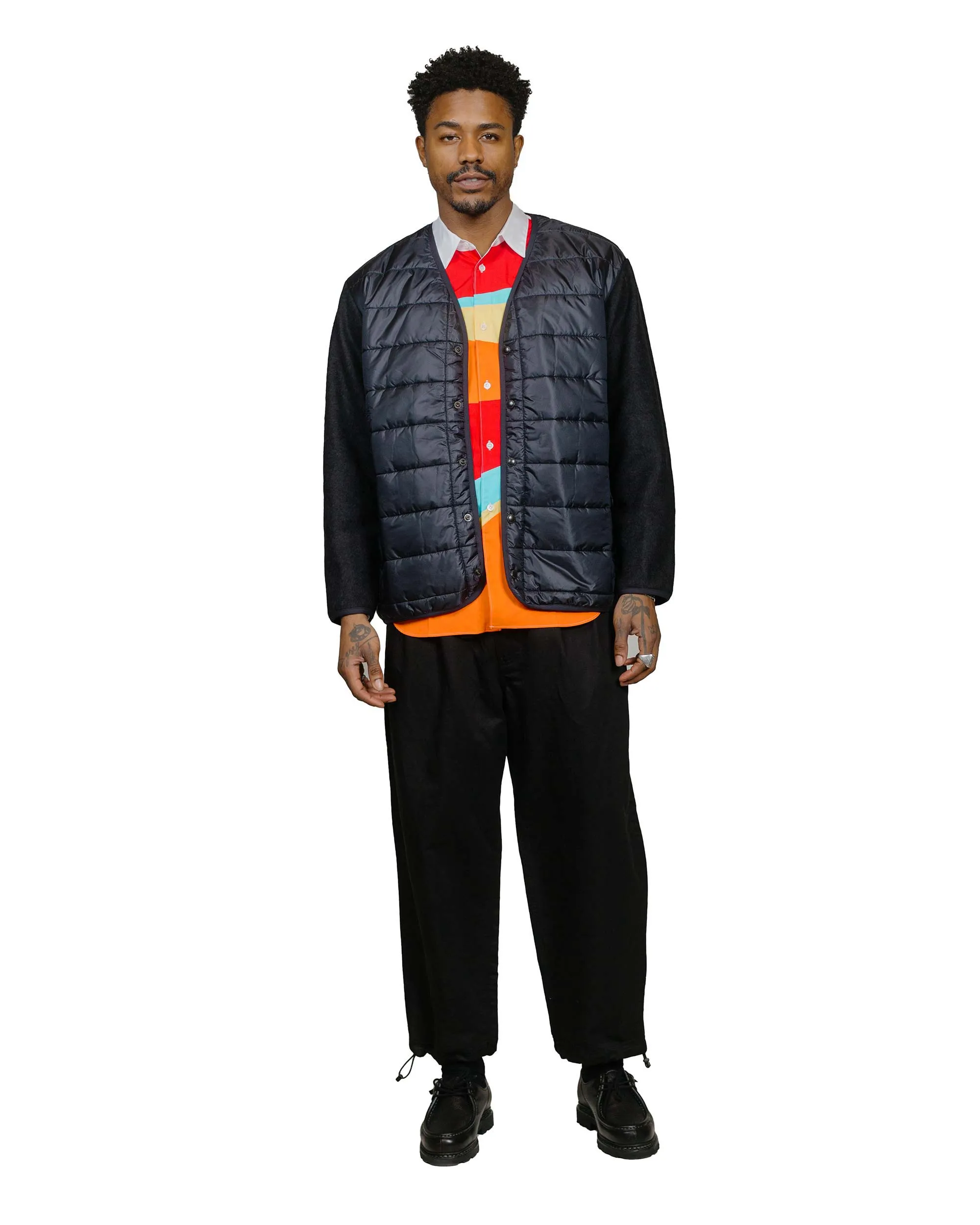 Comme des Garçons SHIRT Coloured Stripe Shirt White Mix sold by Lost & Found product image thumbnail 4