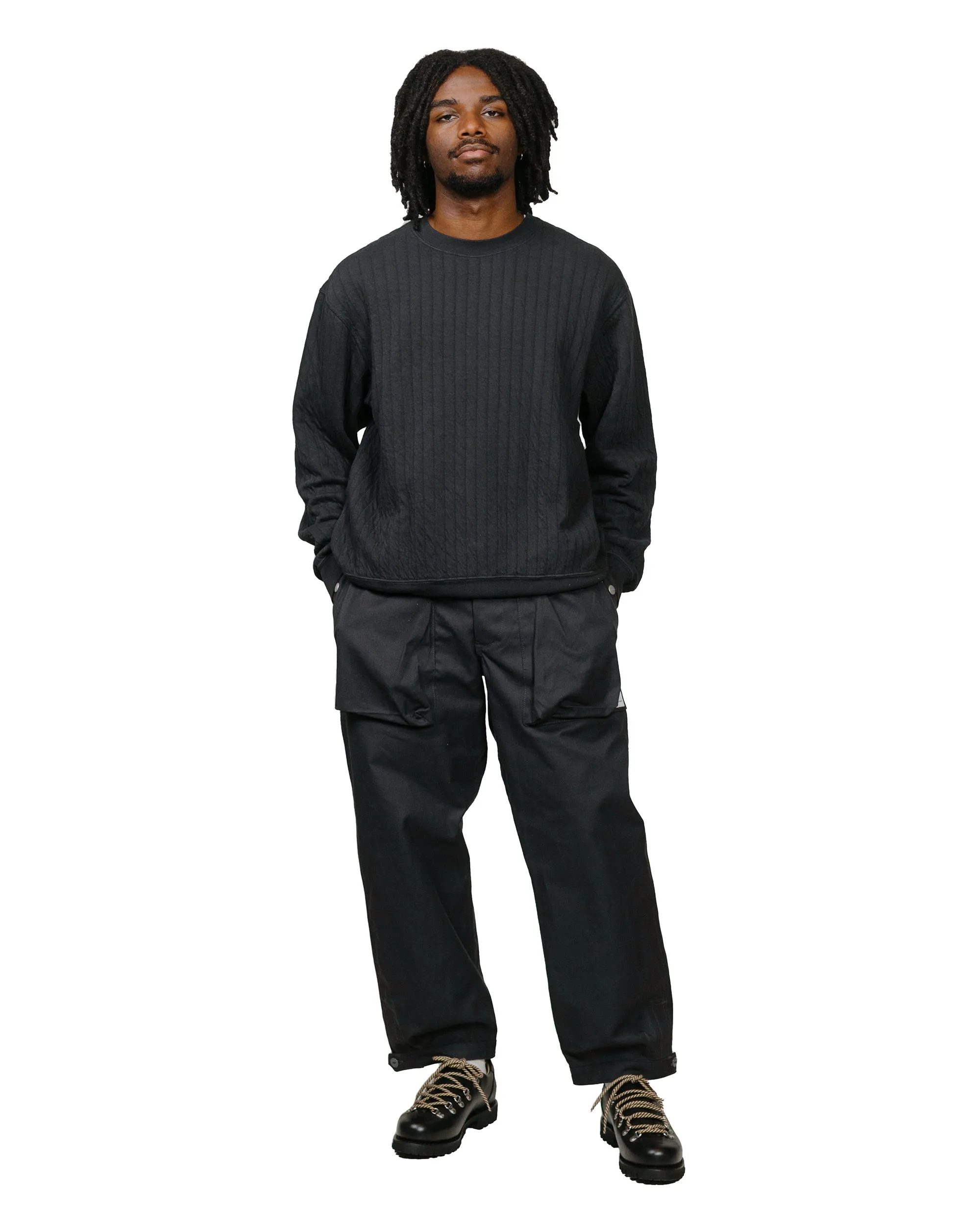 Sassafras Digs Crew Pants 4/5 Duck Canvas Charcoal sold by Lost & Found product image thumbnail 4