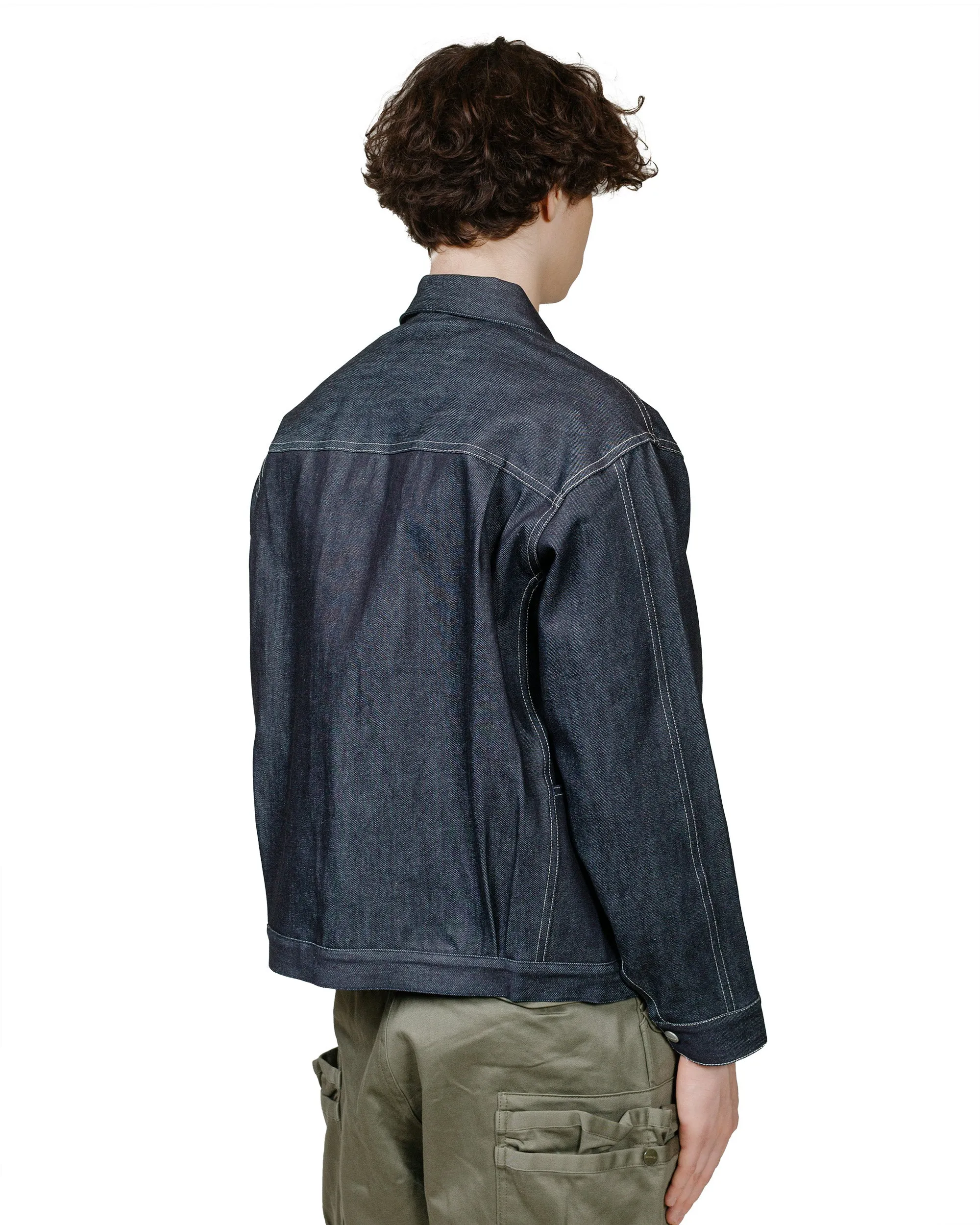 Sassafras Gardeners Jacket 13oz Slab Denim Indigo sold by Lost & Found product image thumbnail 3