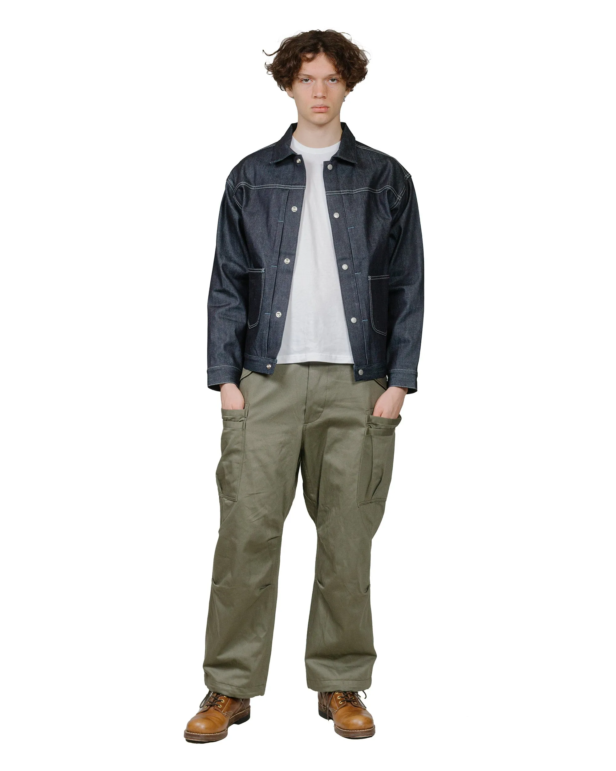 Sassafras Gardeners Jacket 13oz Slab Denim Indigo sold by Lost & Found product image thumbnail 4