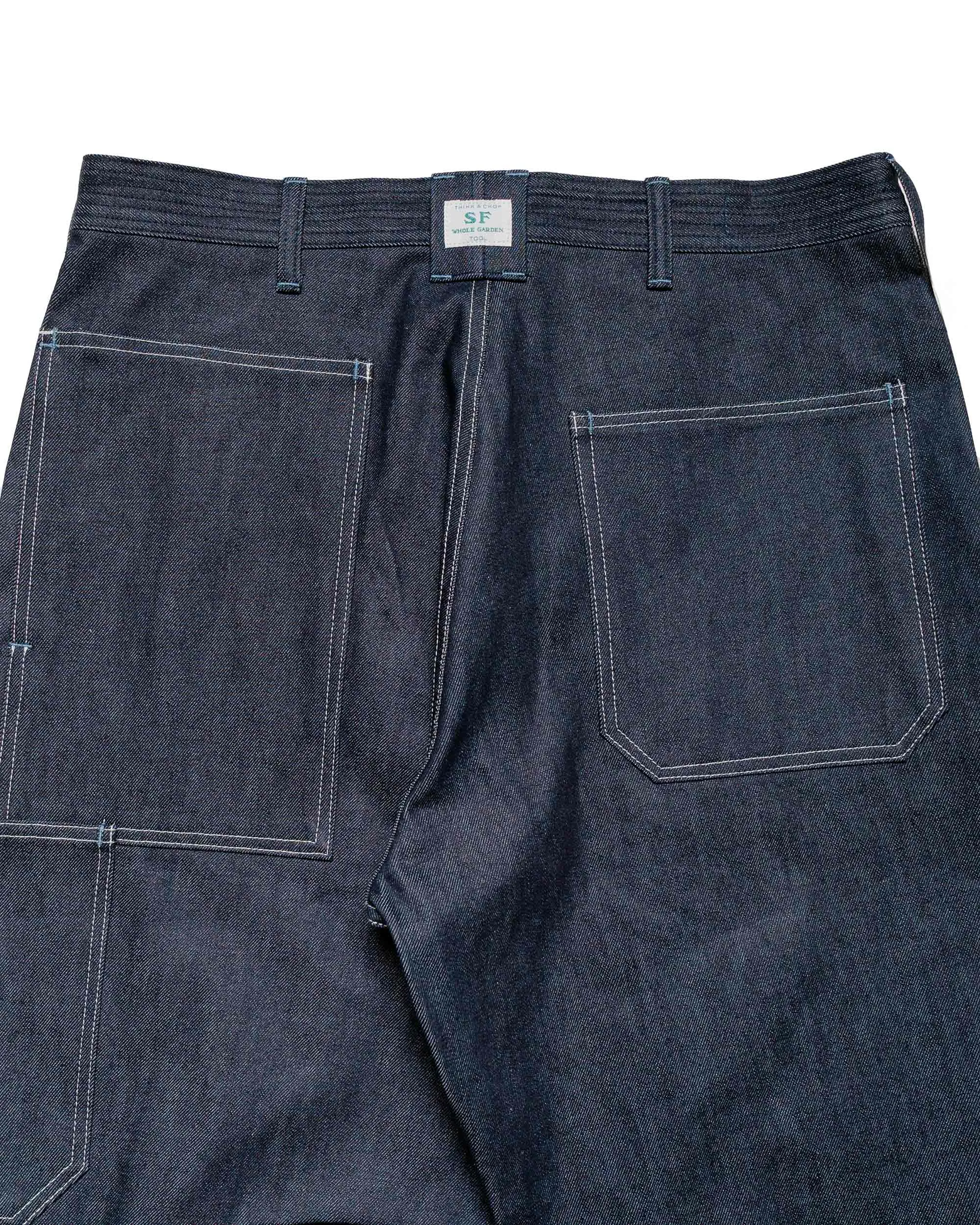 Sassafras T.P. Landscaper Pants 13oz Slab Denim Indigo sold by Lost & Found product image thumbnail 5