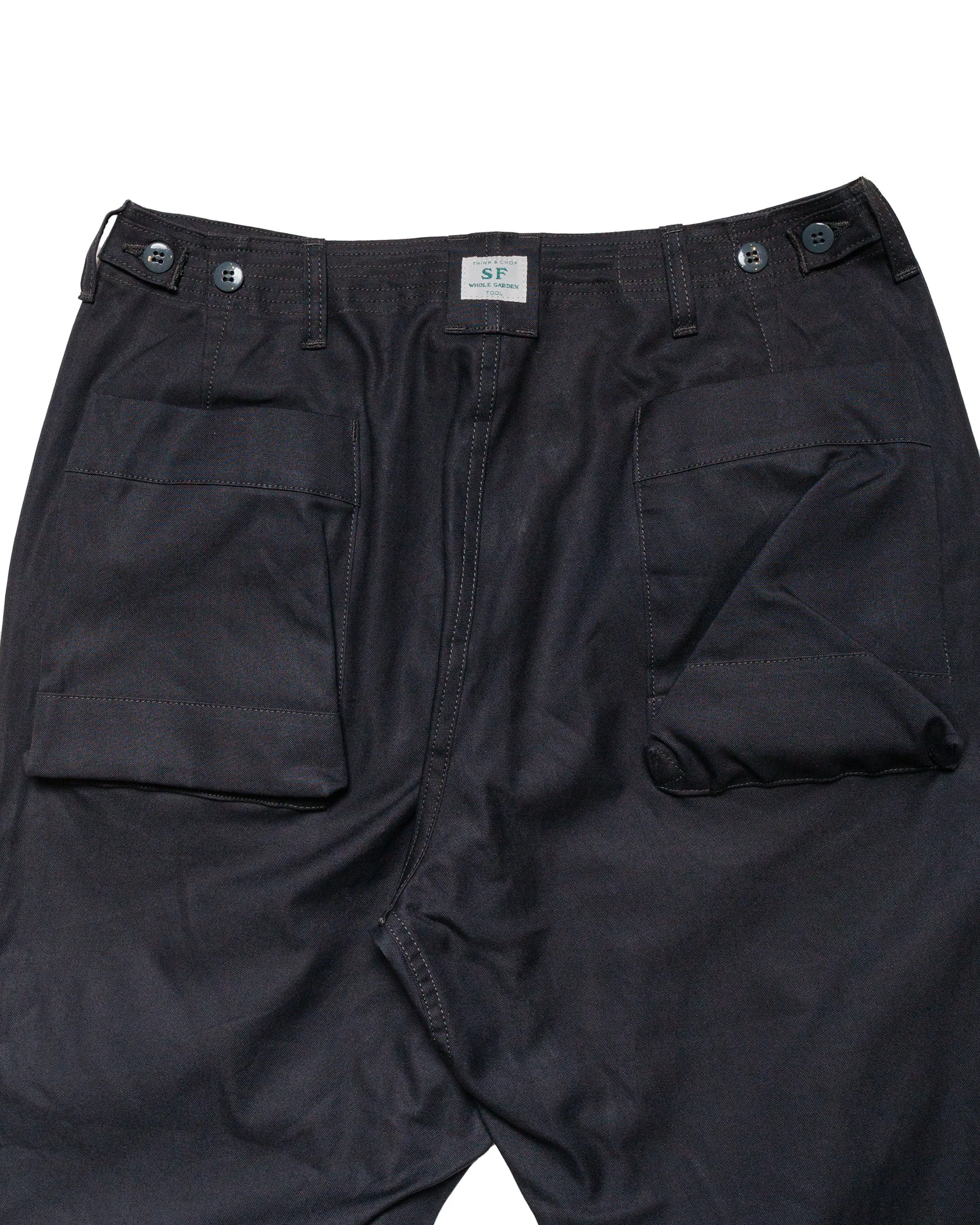 Sassafras Overgrown Fatigue Pants Duck Charcoal sold by Lost & Found product image thumbnail 5