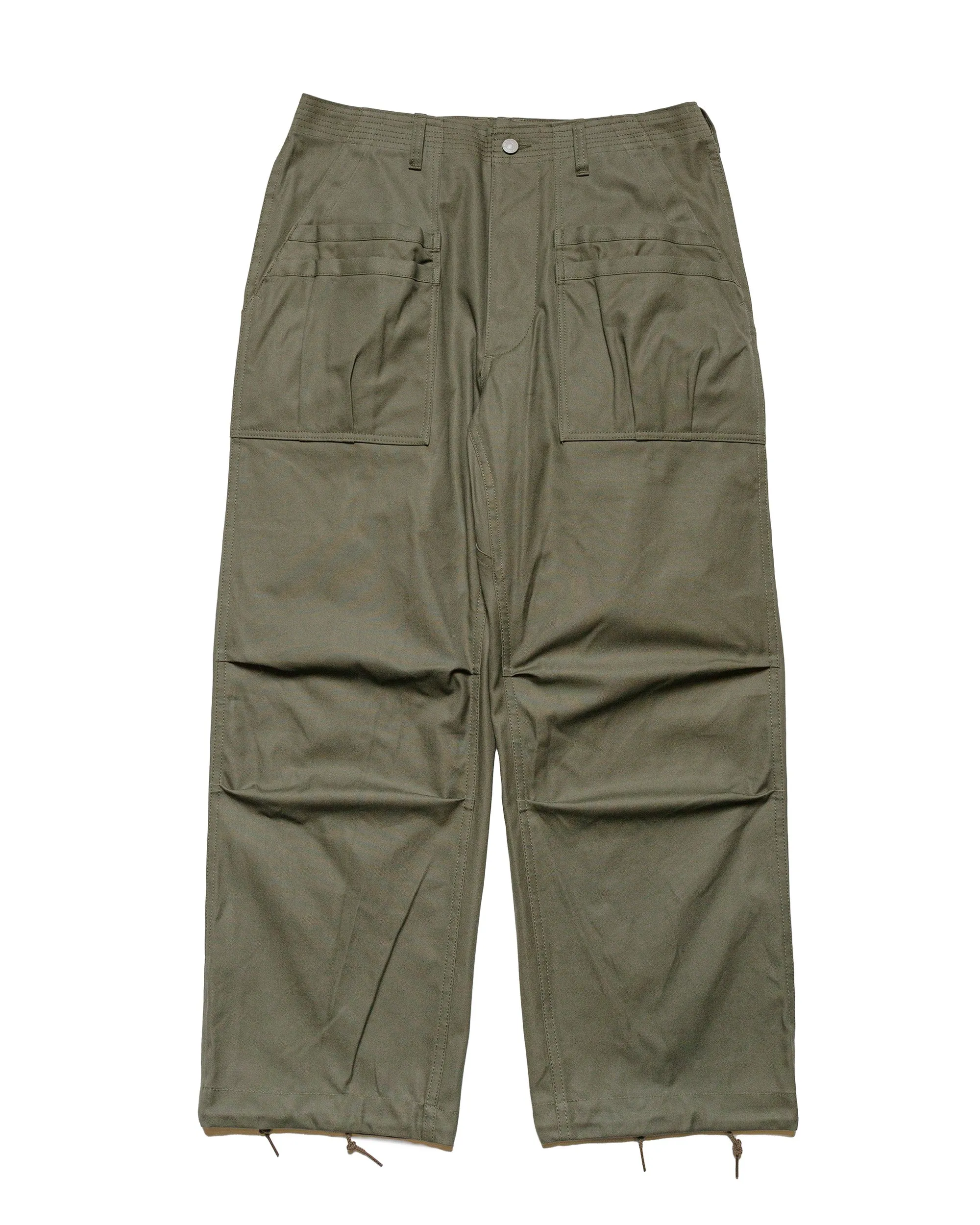 Sassafras Overgrown Fatigue Pants Duck Olive sold by Lost & Found