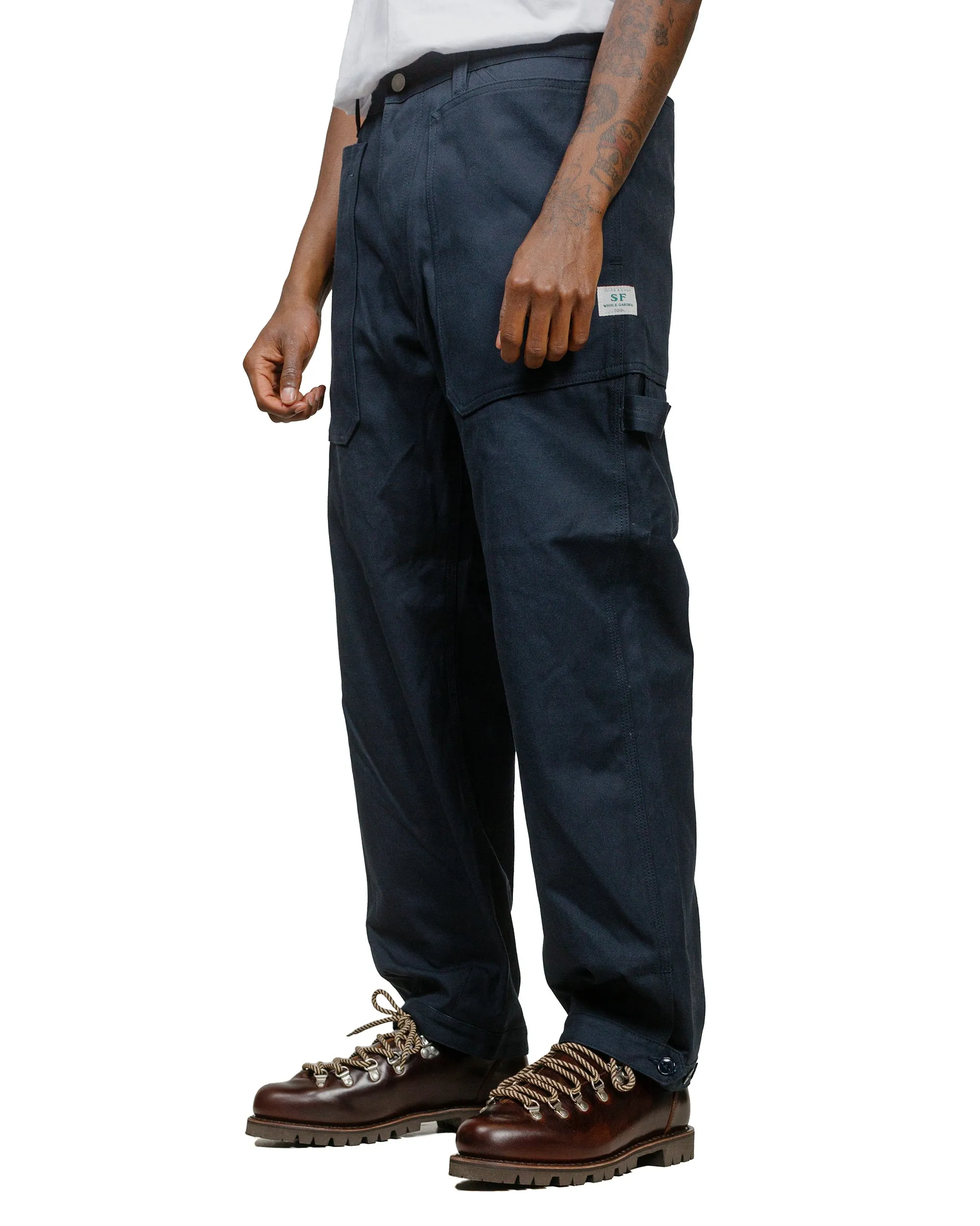 Sassafras Fall Leaf Gardener Pants 4/5 Canvas Navy sold by Lost & Found product image thumbnail 2