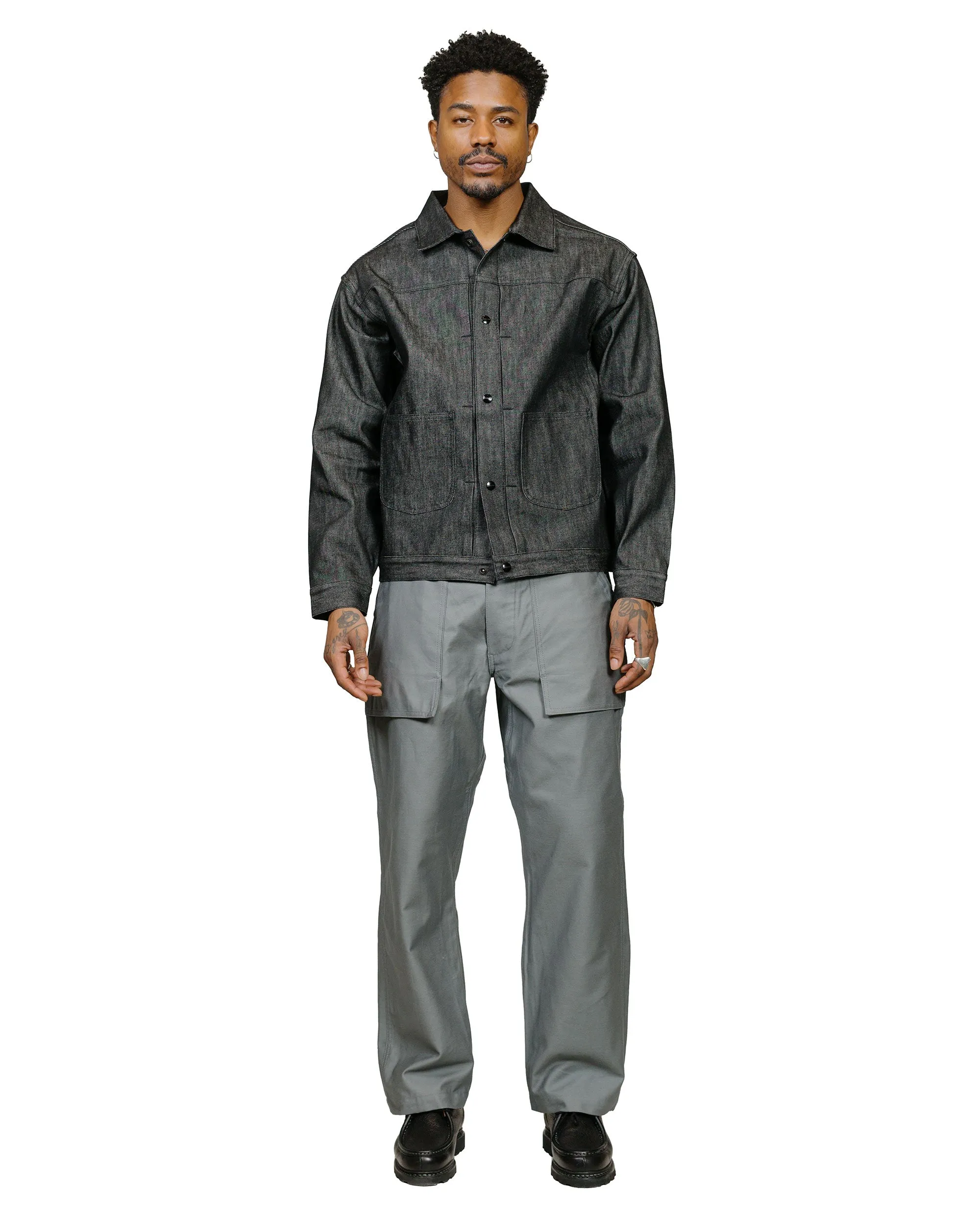 Sassafras F.S Cultivator Pants Back Satin Gray sold by Lost & Found product image thumbnail 4