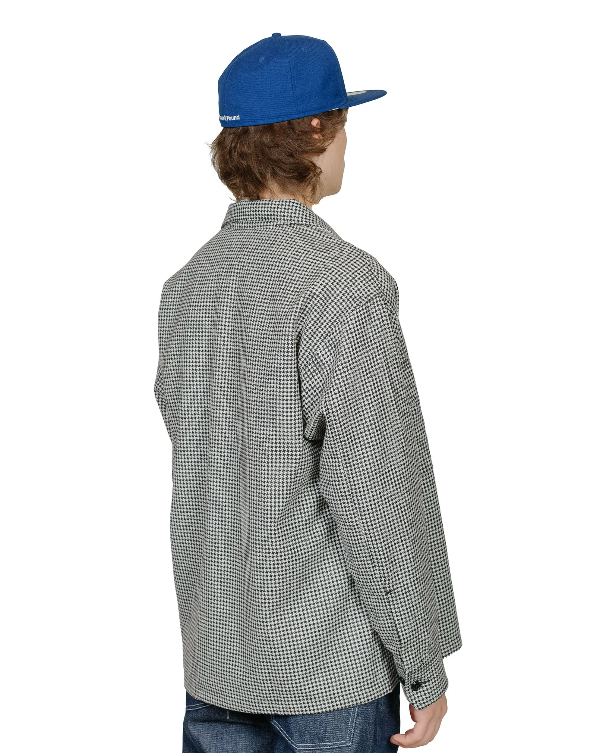 Randy's Garments Over Shirt 50/50 Houndstooth White sold by Lost & Found product image thumbnail 3