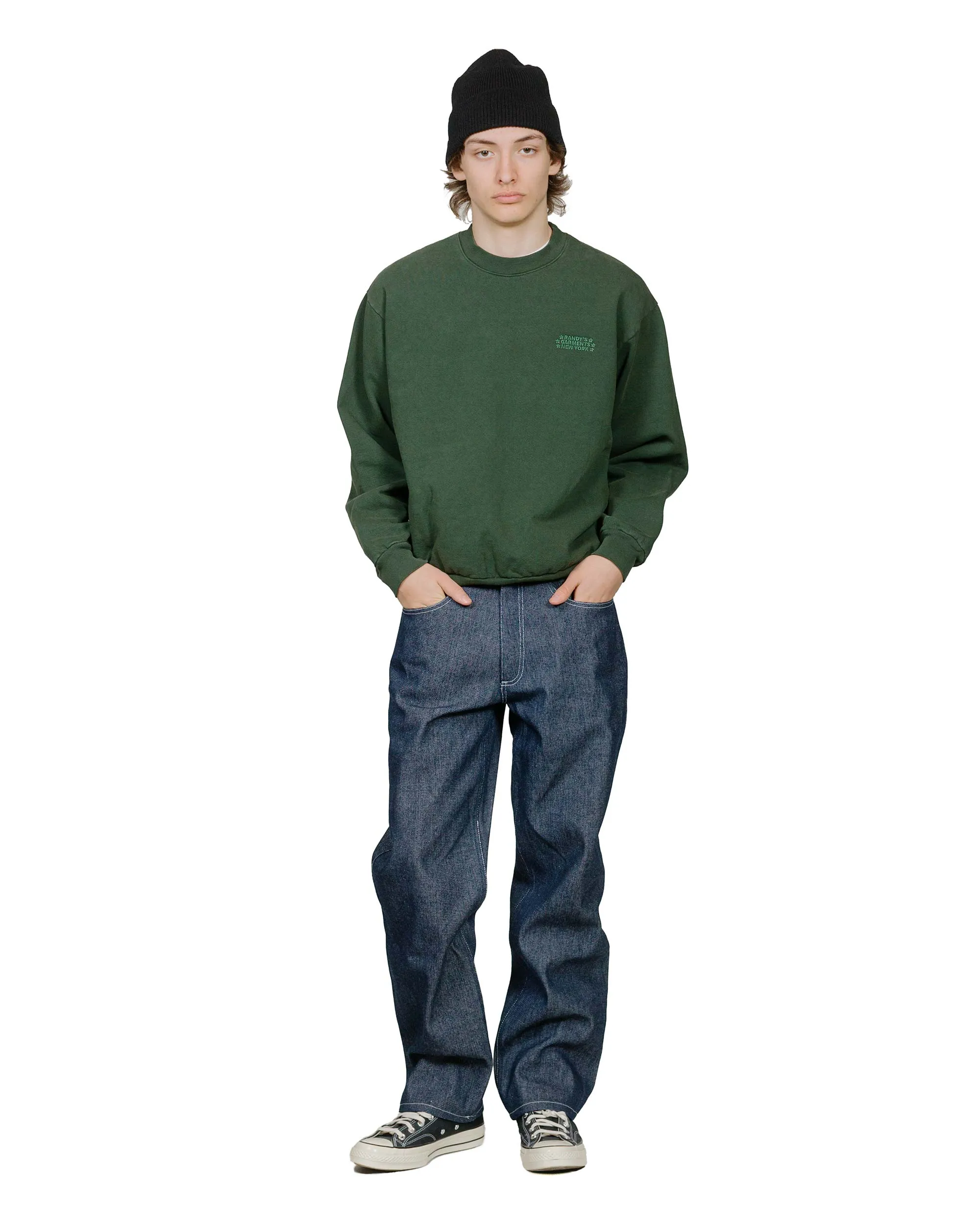 Randy's Garments Heavyweight Crewneck Hunter Green sold by Lost & Found product image thumbnail 4