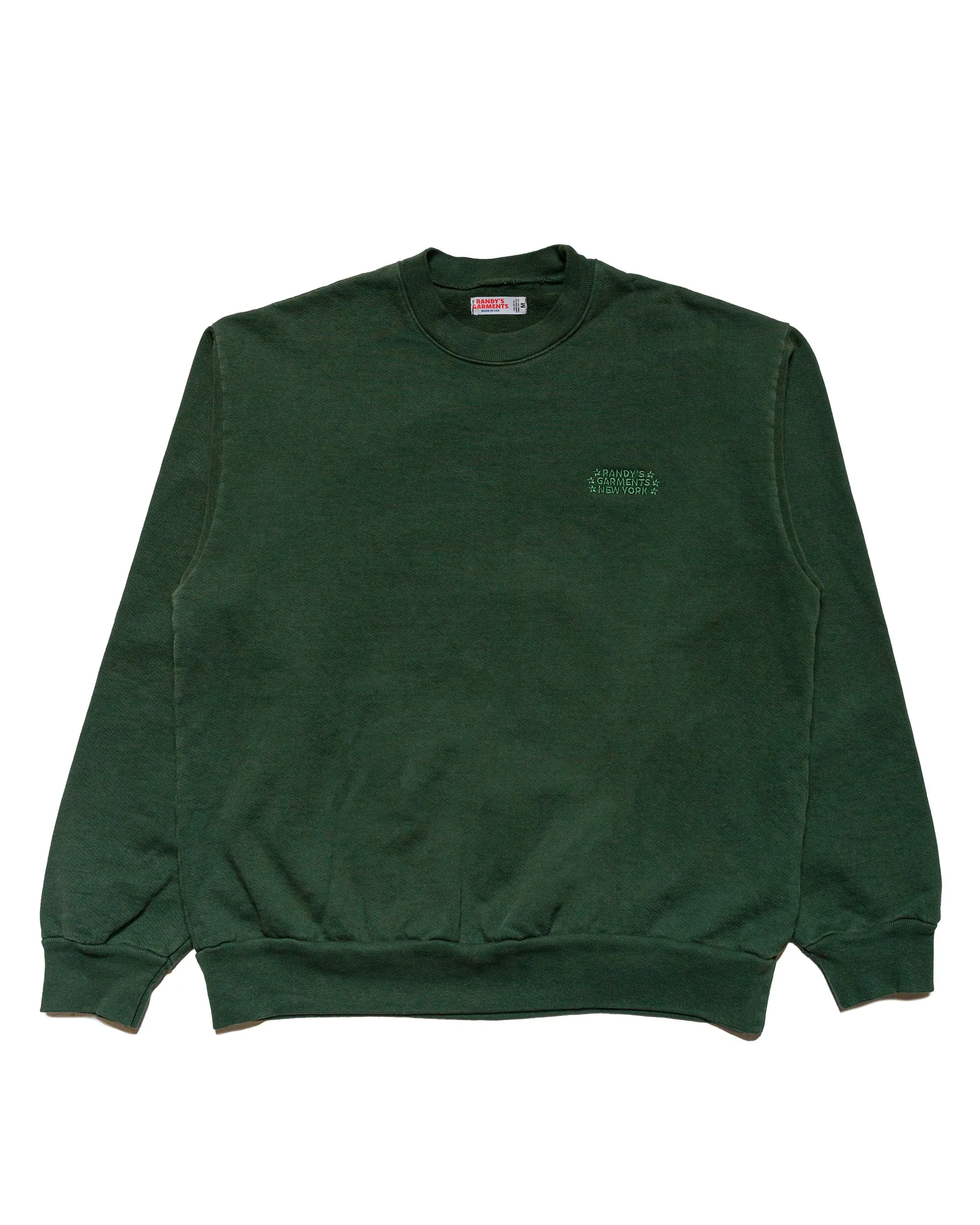 Randy's Garments Heavyweight Crewneck Hunter Green sold by Lost & Found