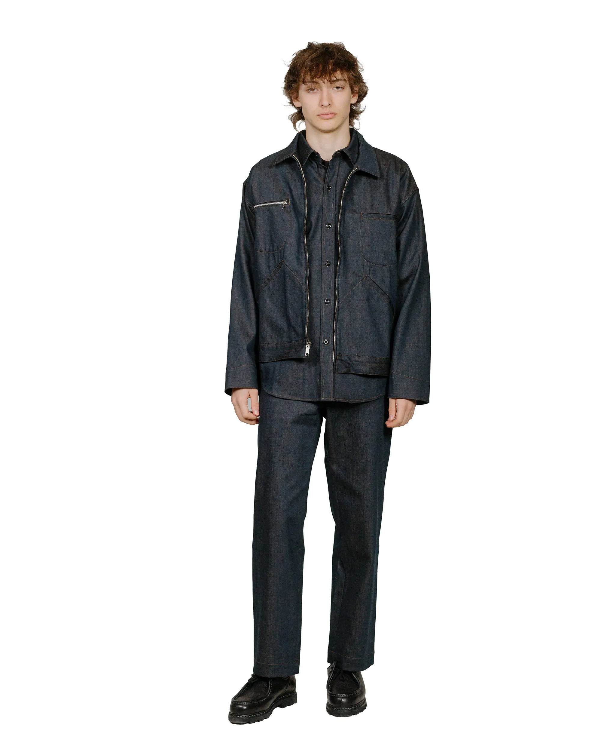 Randy's Garments 1-Pocket Work Shirt Candiani 10oz Printed Denim sold by Lost & Found product image thumbnail 4