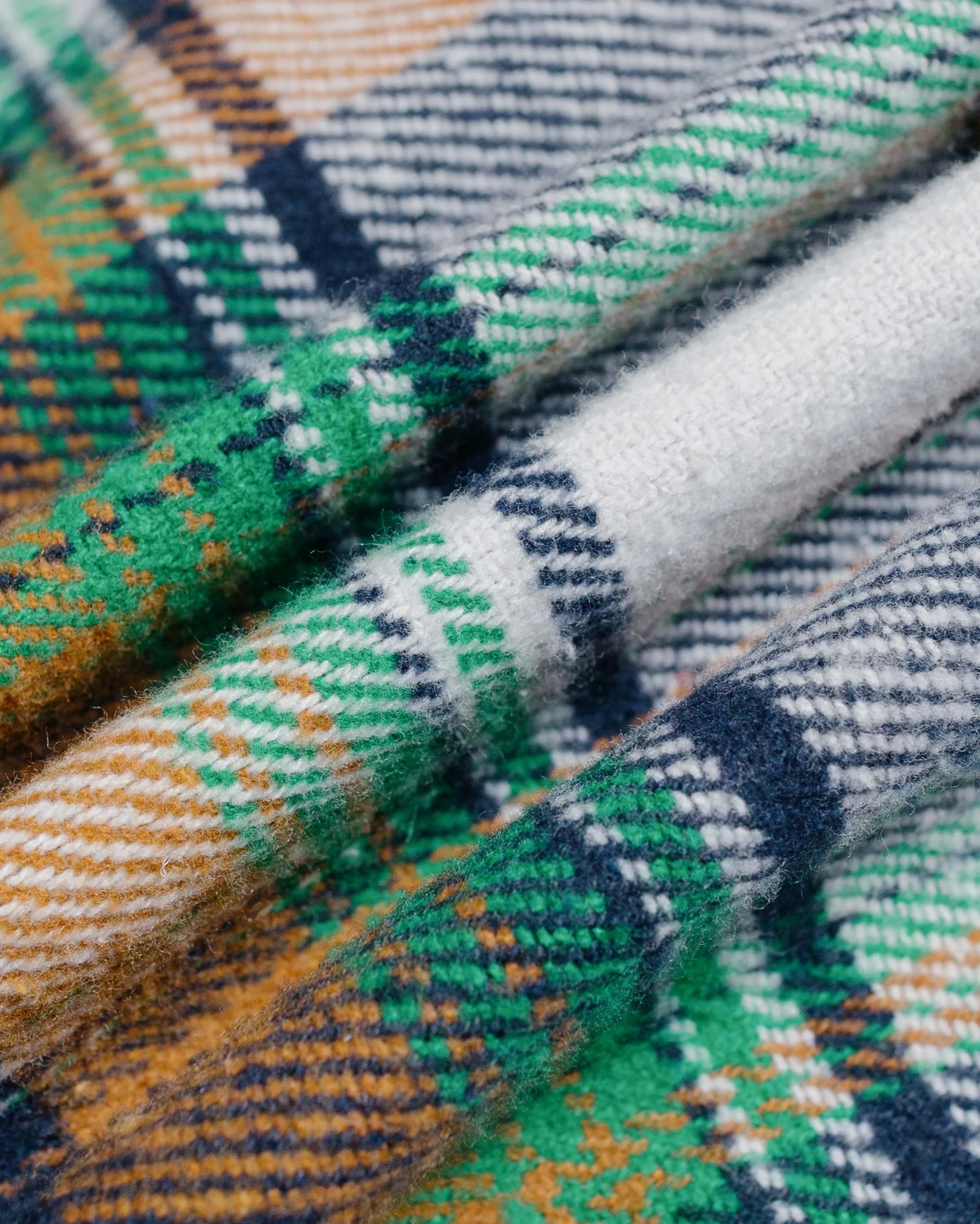 Randy's Garments 3-Pocket Work Shirt Heavy Brushed Flannel Plaid Green sold by Lost & Found product image thumbnail 5