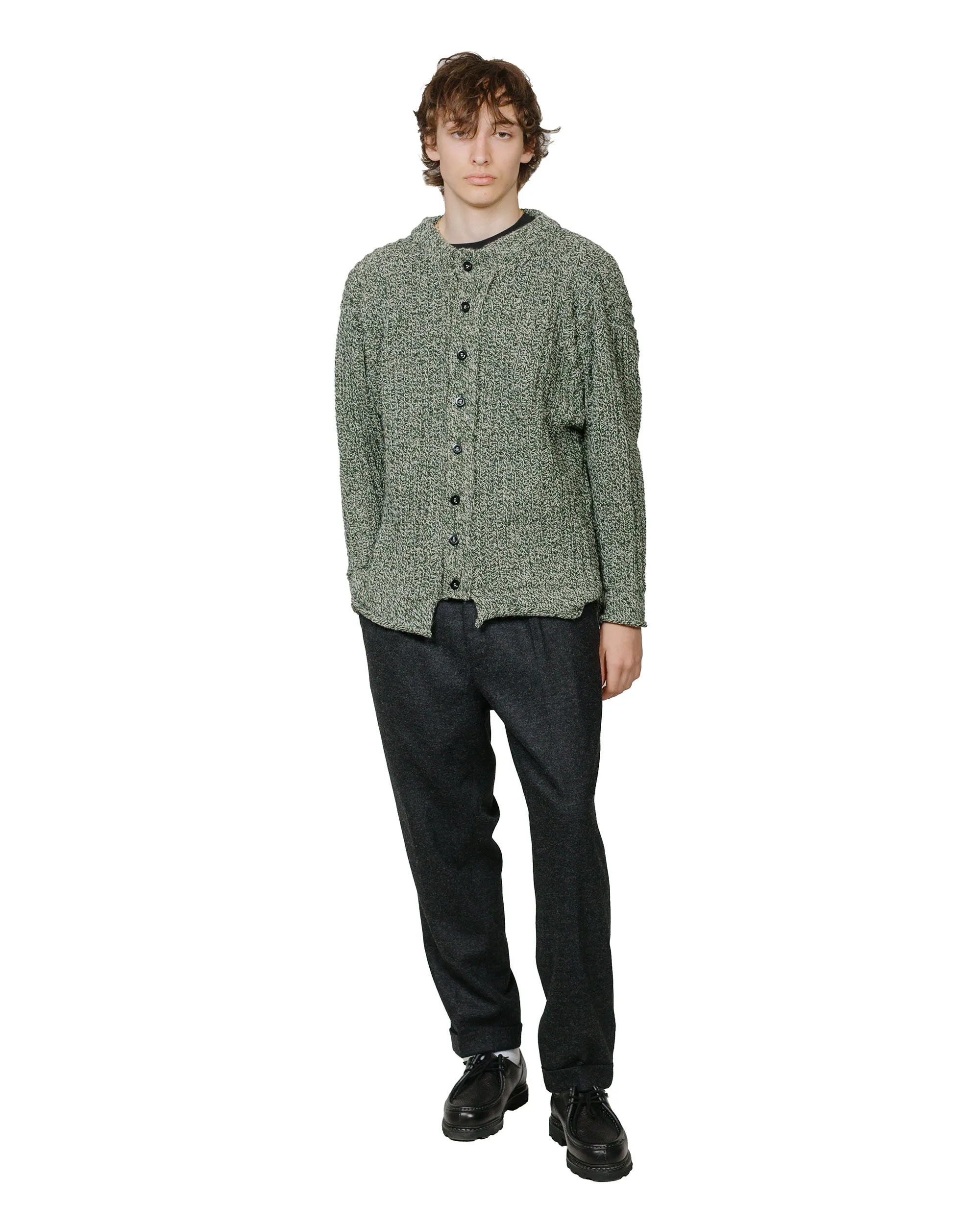 Tender 764 Tacuinum Cardigan Two Fold Shetland Wool Connemara Green sold by Lost & Found product image thumbnail 4