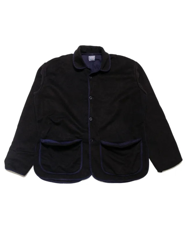 Tender Type 942 Lobster Tail Jacket Black Wool Baize Hadal Blue made by Tender