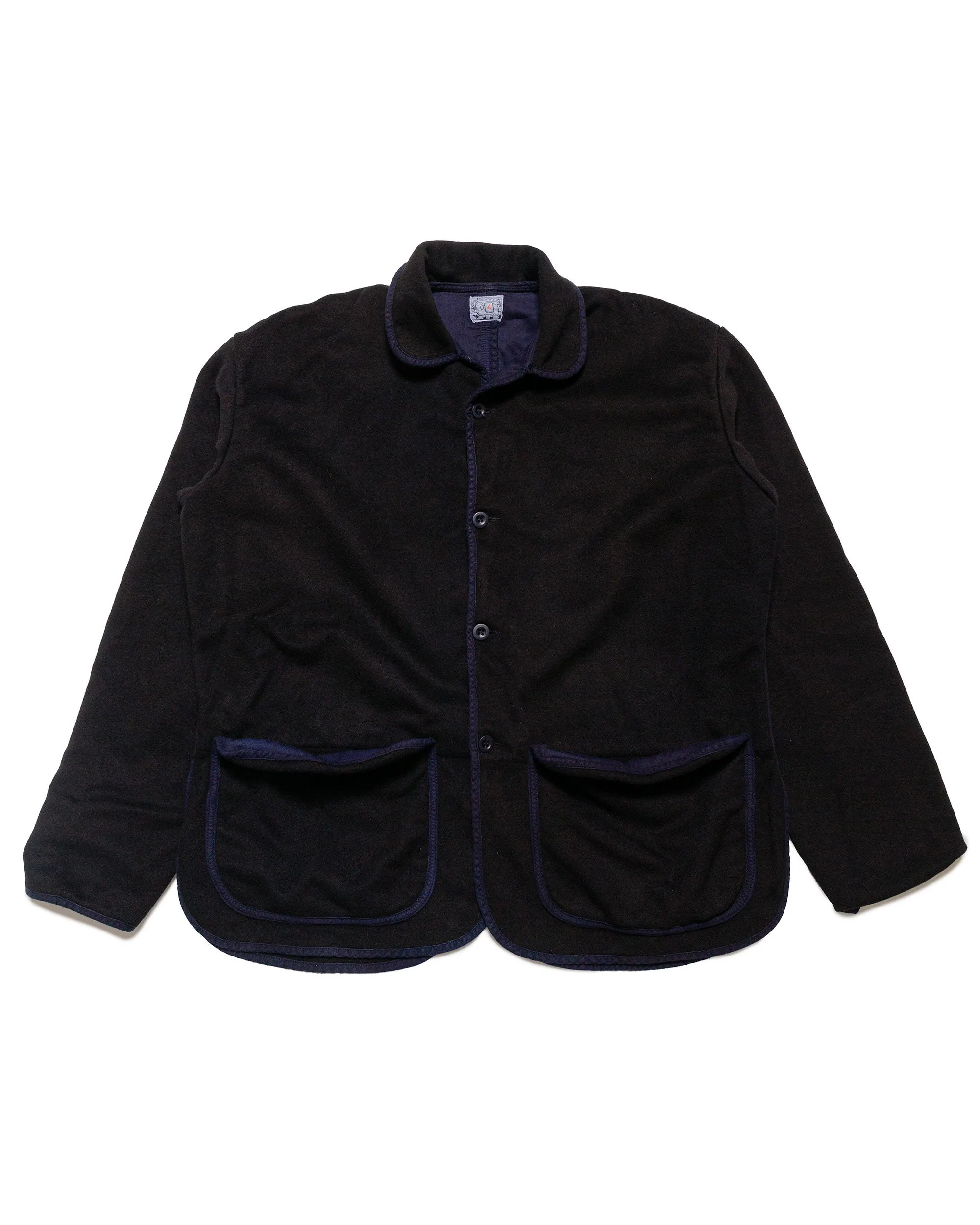 Tender Type 942 Lobster Tail Jacket Black Wool Baize Hadal Blue sold by Lost & Found