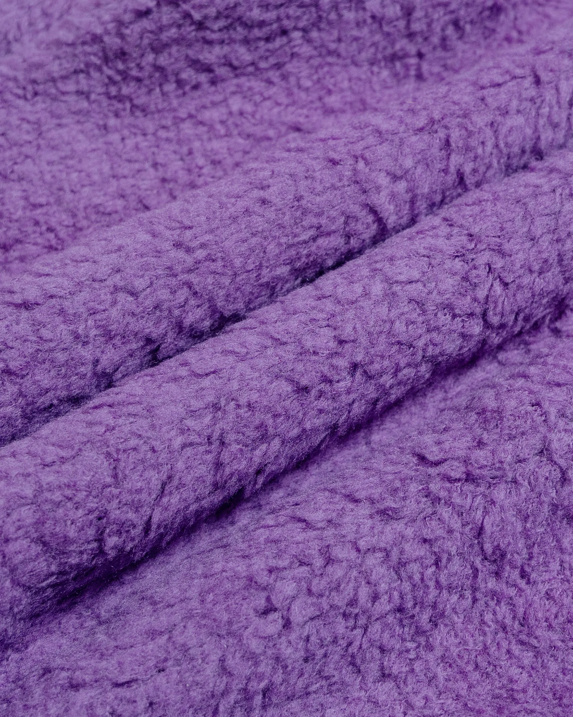 Auralee Merino Wool Boa Knit Half Zip P/O Purple sold by Lost & Found product image thumbnail 5