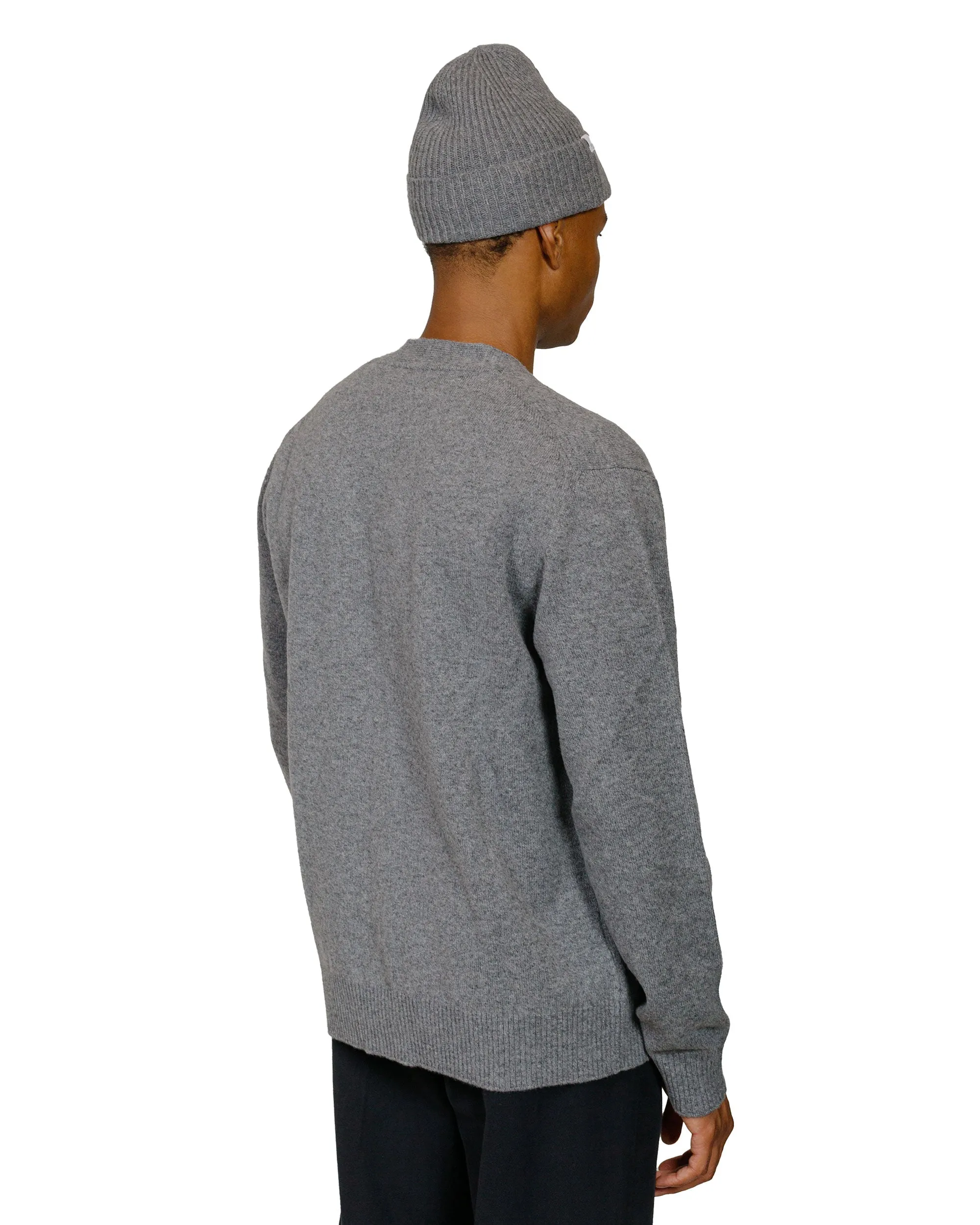Norse Projects Standard Merino Lambswool Cardigan Grey Melange sold by Lost & Found product image thumbnail 3