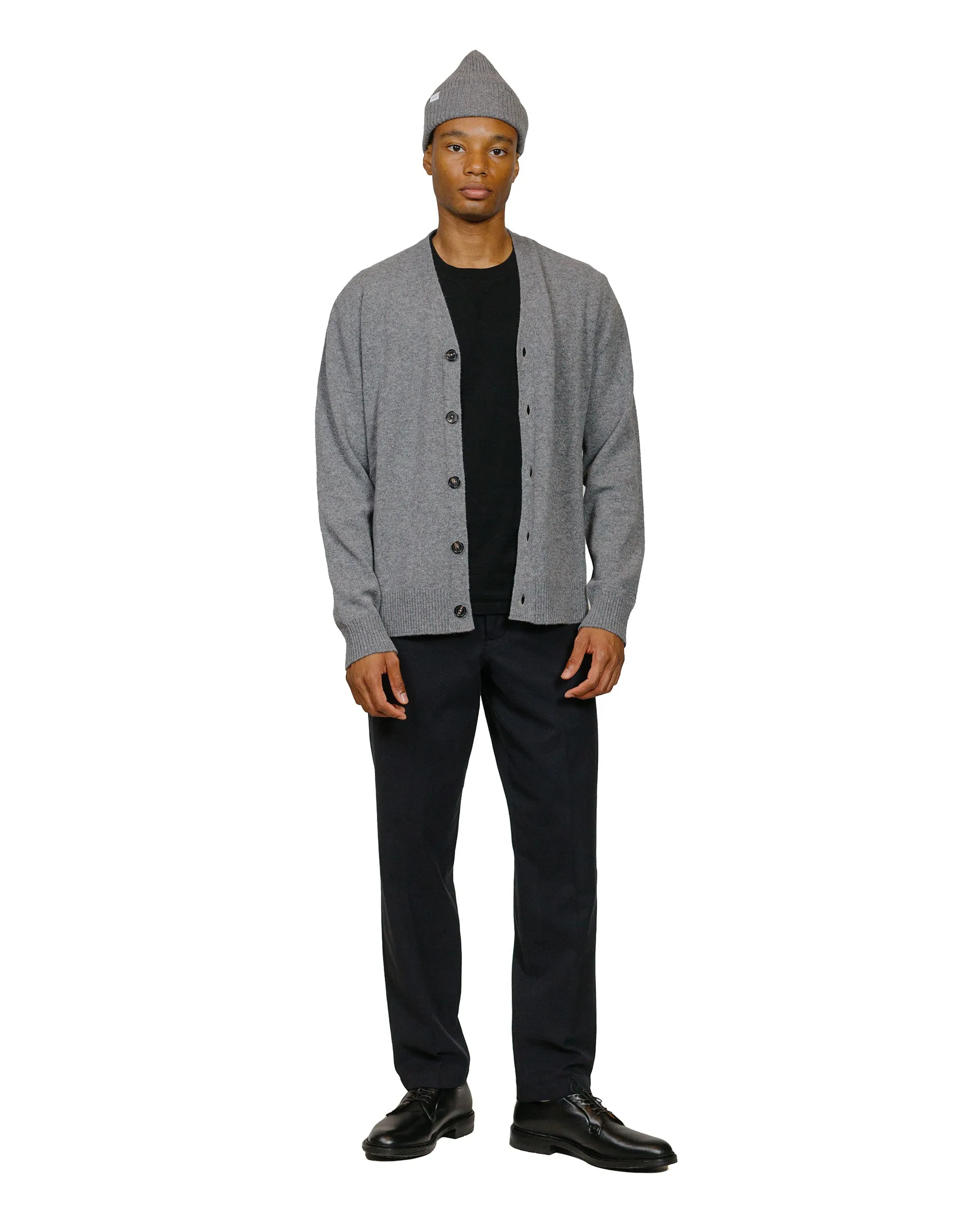 Norse Projects Standard Merino Lambswool Cardigan Grey Melange sold by Lost & Found product image thumbnail 4