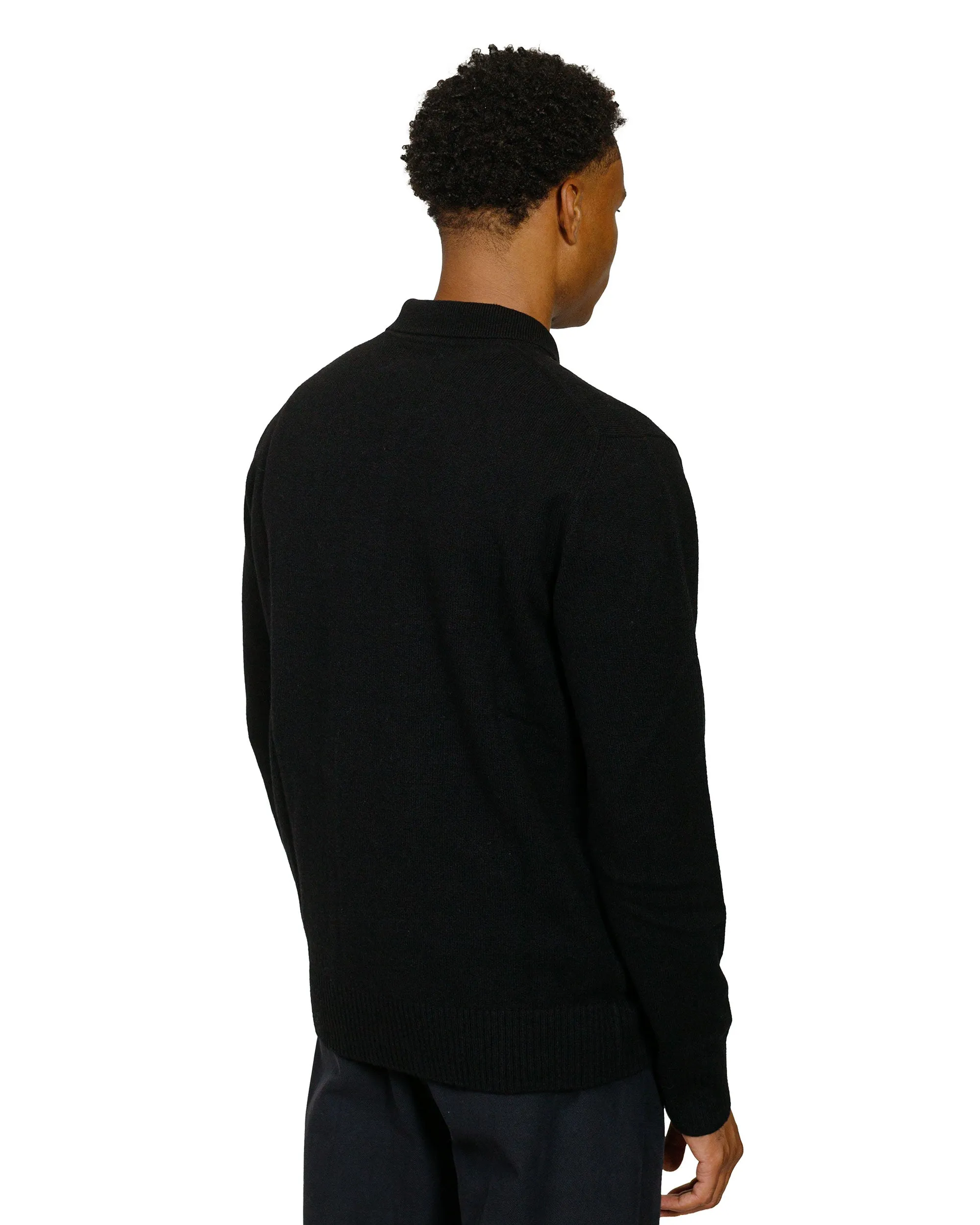 Norse Projects Standard Merino Lambswool Polo Black sold by Lost & Found product image thumbnail 3