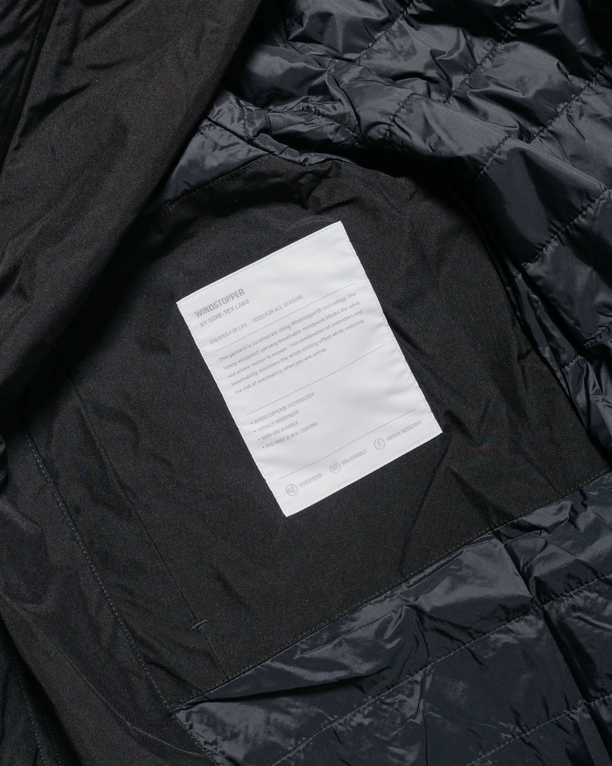 Norse Projects Vargo Gore-Tex Windstopper Raglan Mac Black sold by Lost & Found product image thumbnail 5