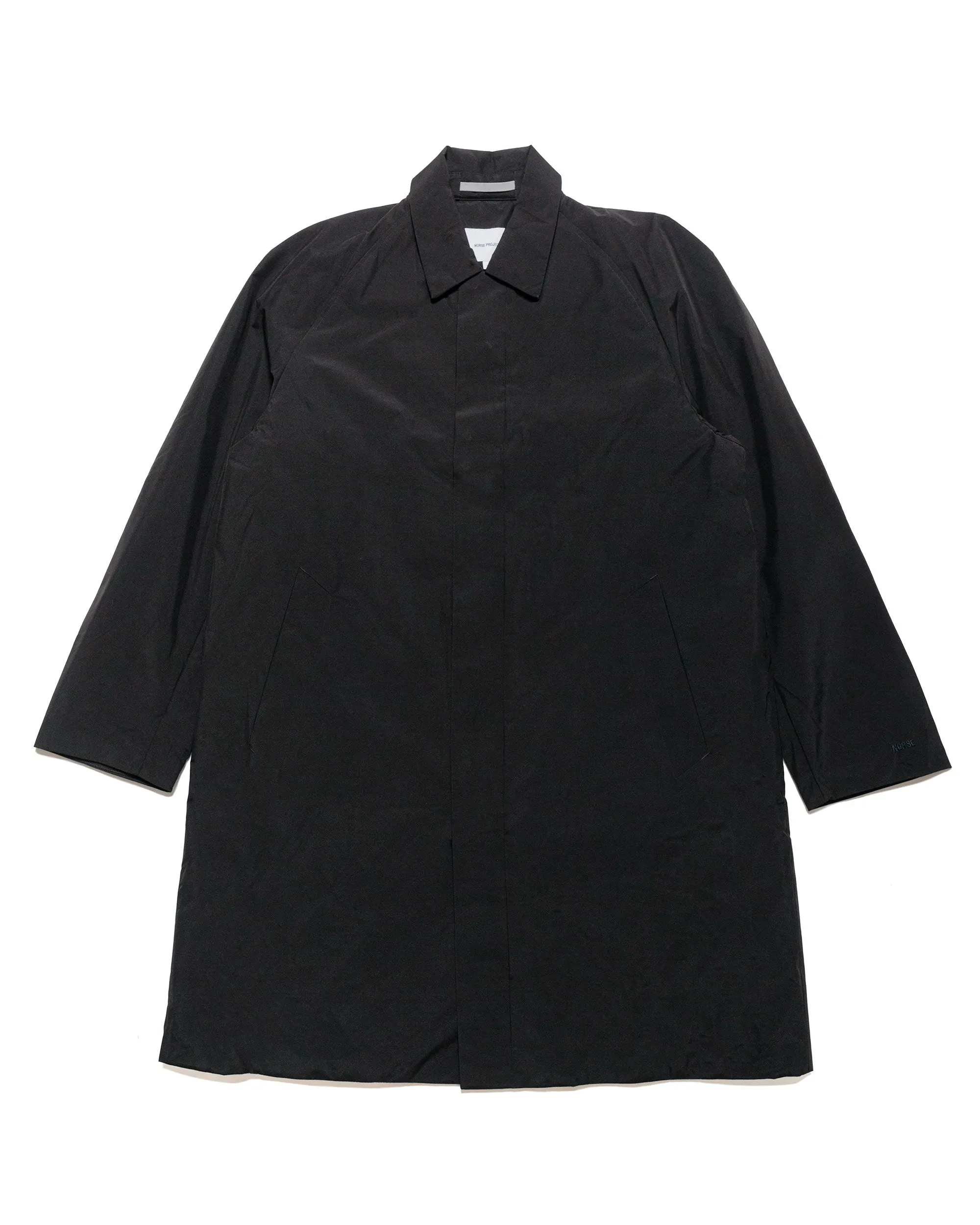 Norse Projects Vargo Gore-Tex Windstopper Raglan Mac Black sold by Lost & Found