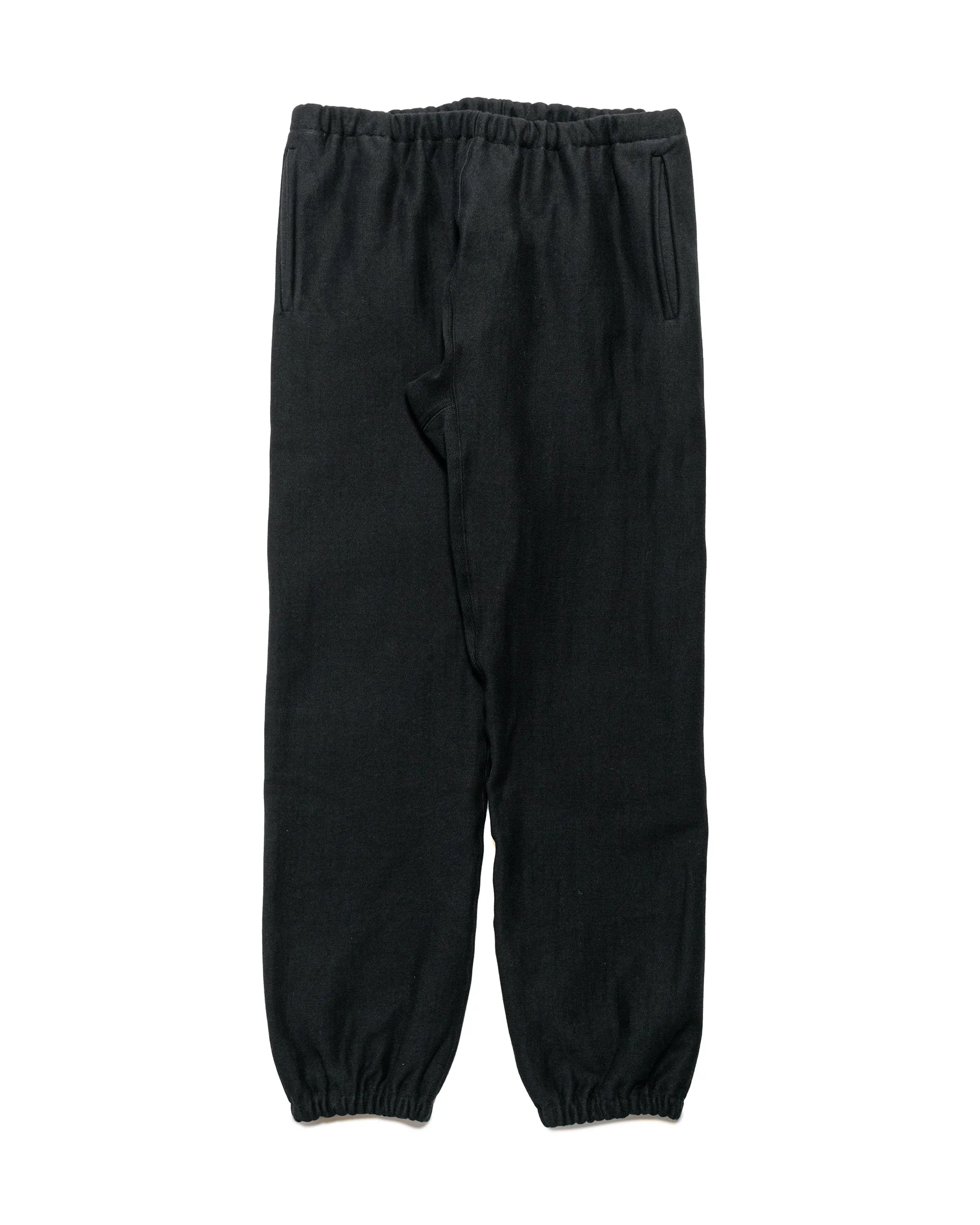 The Real McCoy's MC20115 Heavyweight Sweatpants Black sold by Lost & Found