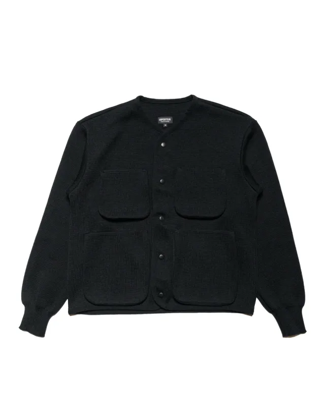 Arpenteur George Merino Wool Milano Black sold by Lost & Found